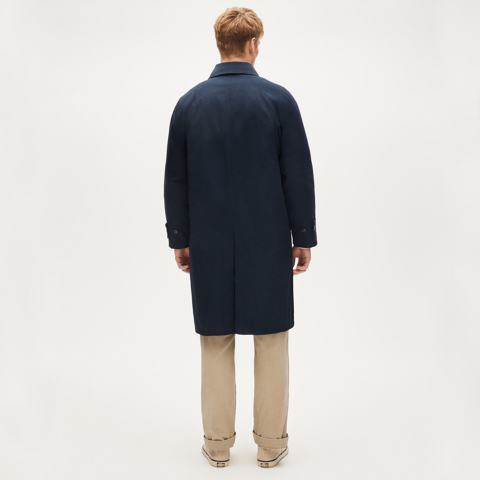 Rivington Car Coat In Water-resistant Cotton Twill For Men | J.Crew
