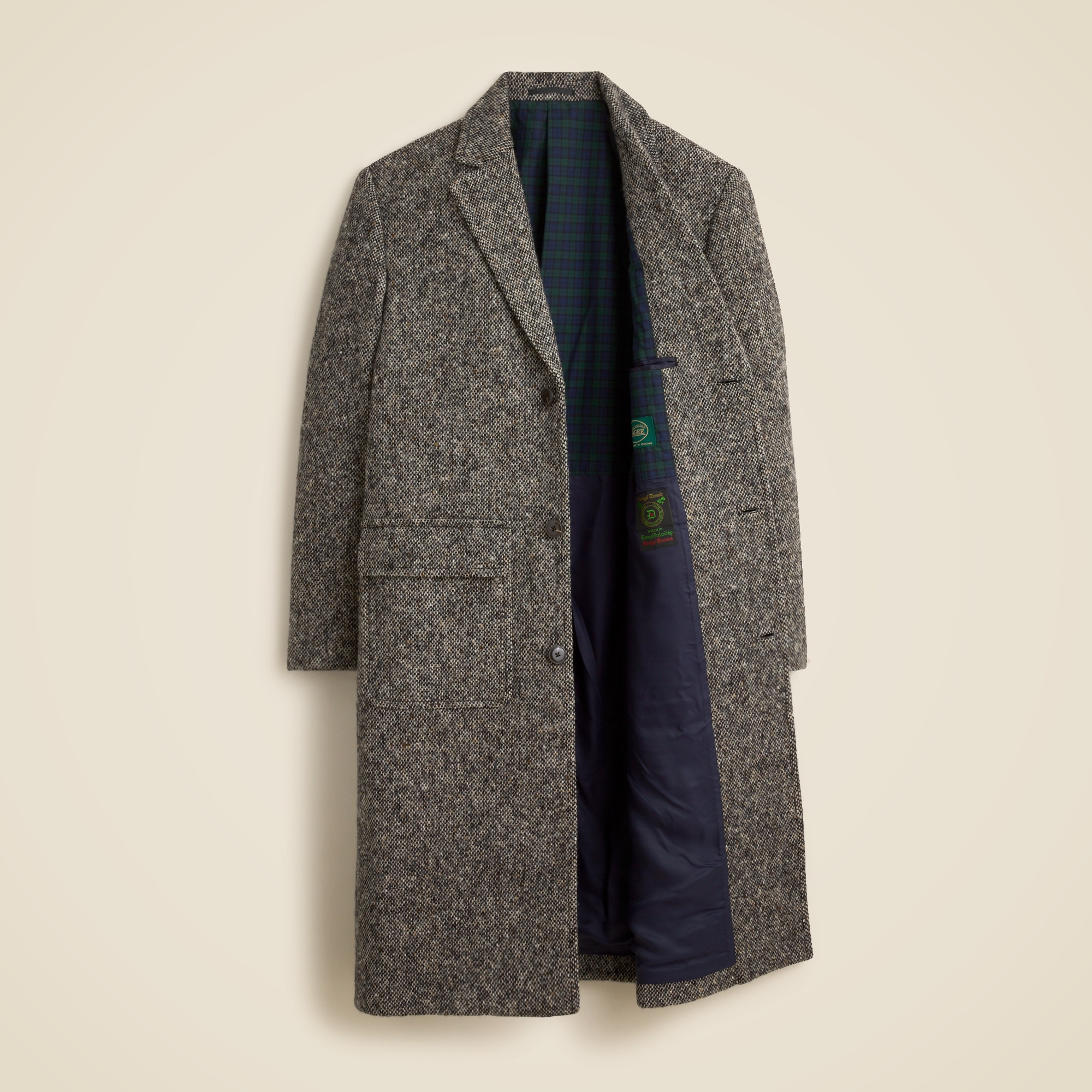 Topcoat in Irish wool
