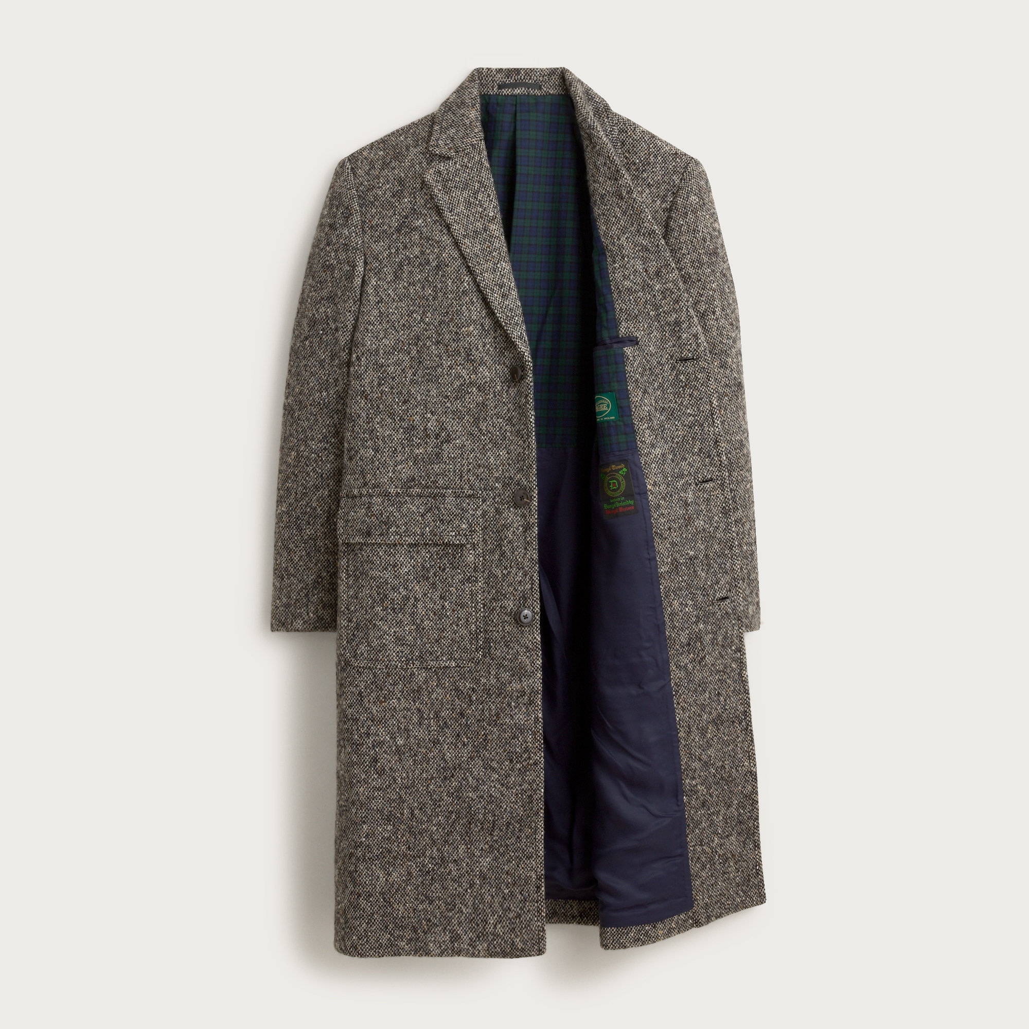 Topcoat in Irish wool