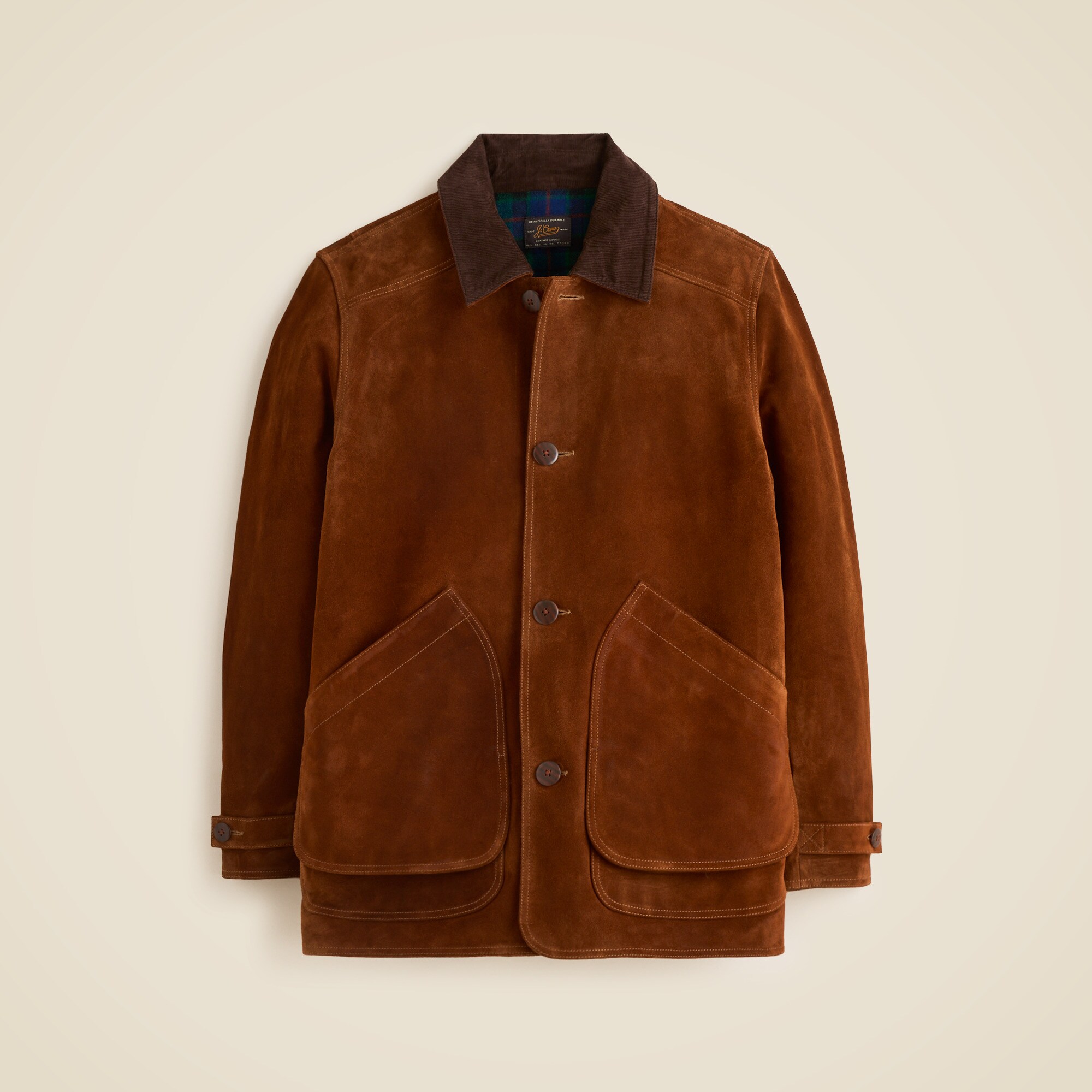 Barn Jacket™ In Italian Suede For Men | J.Crew