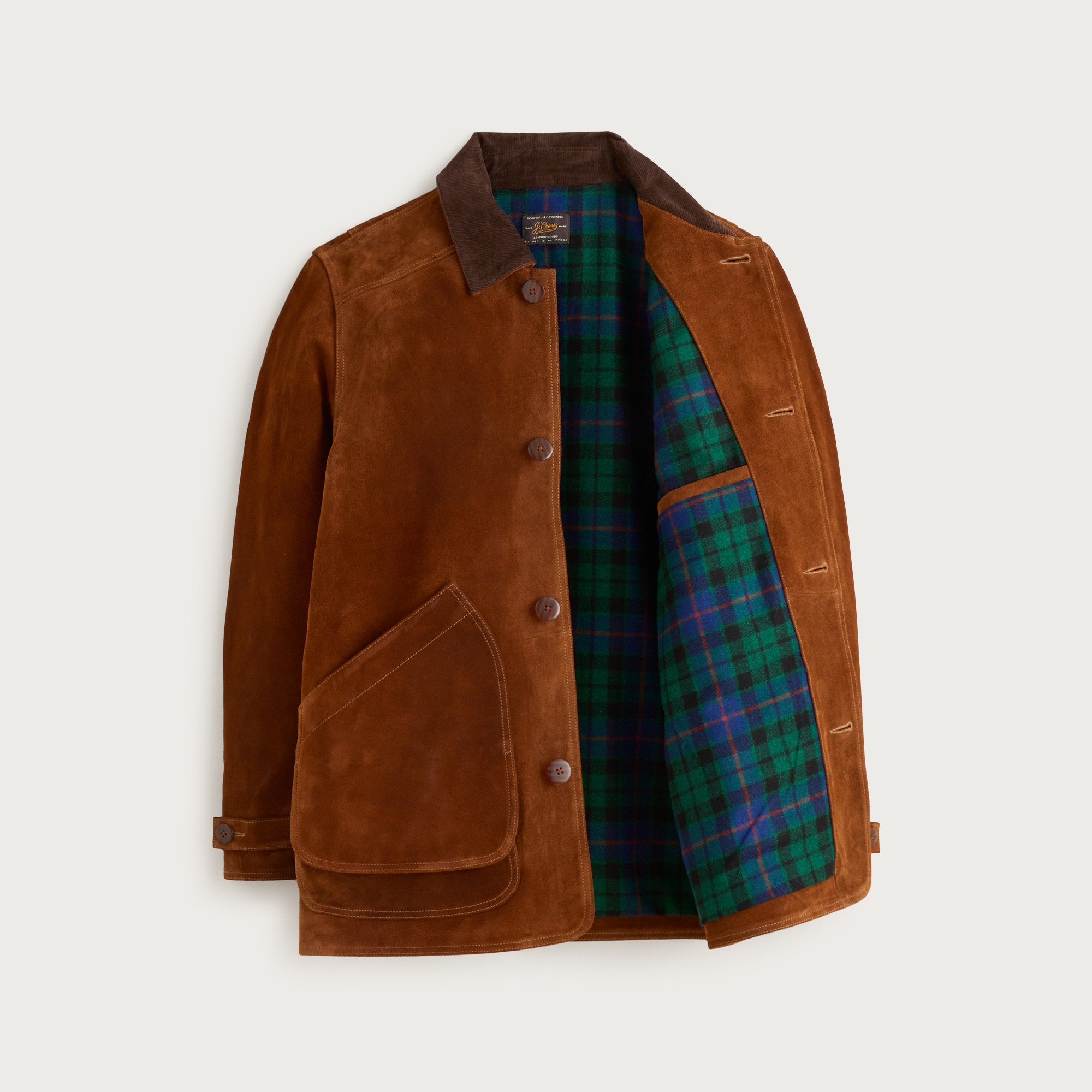 Barbour® Burghley Wax Jacket For Men | J.Crew