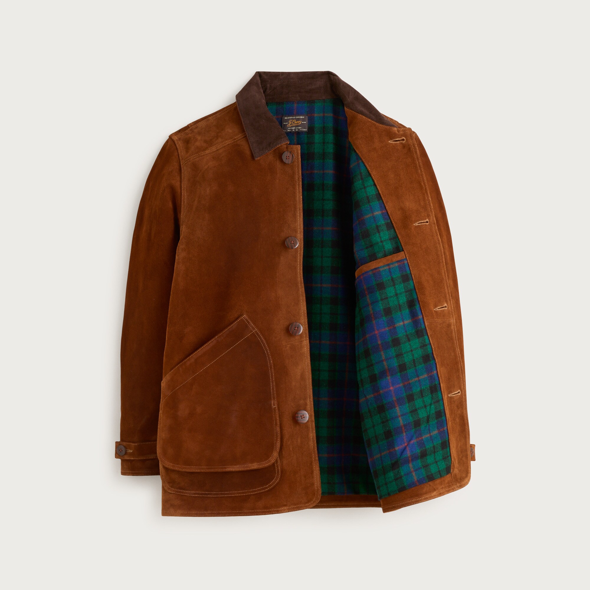 Barn Jacket™ In Italian Suede For Men | J.Crew