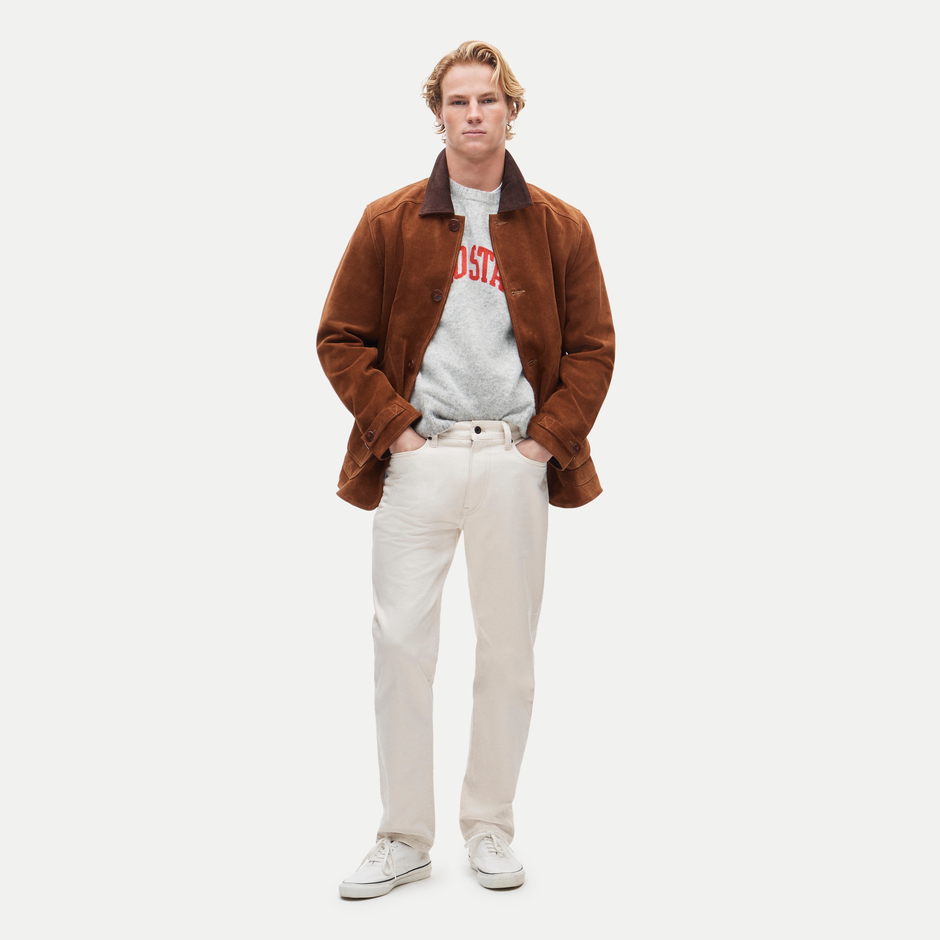 Men's Barn Jacket™ in Italian suede