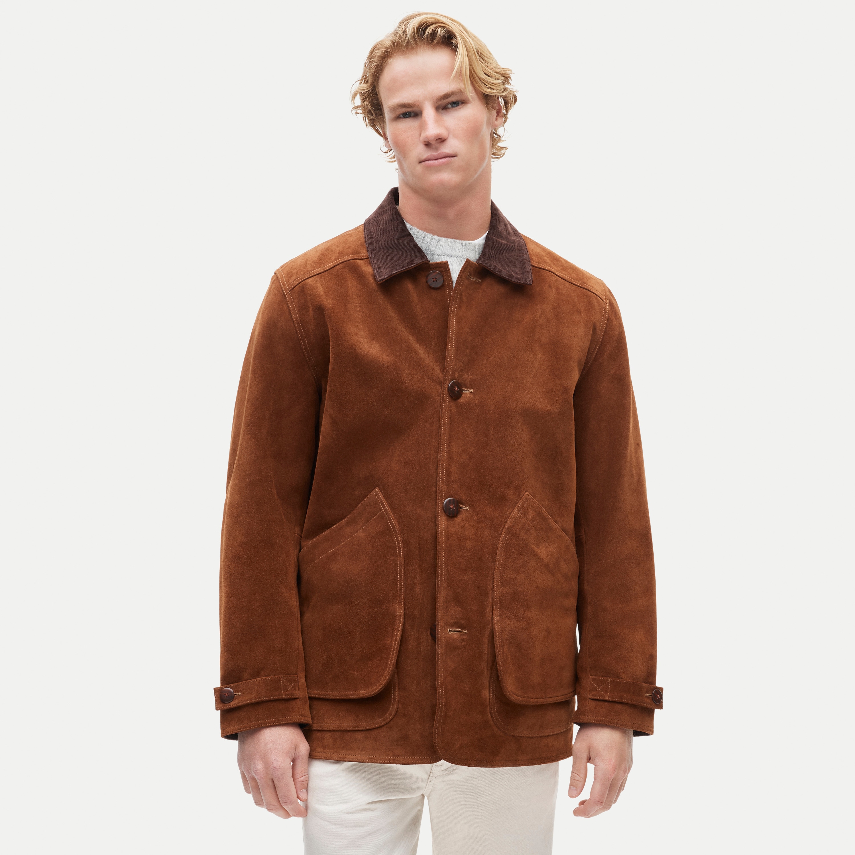 Men's Barn Jacket™ in Italian suede