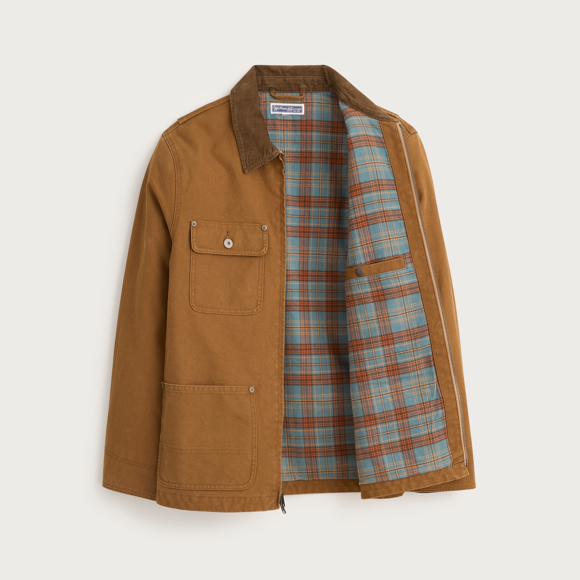 Wallace & Barnes Duck Canvas Utility Jacket For Men | J.Crew