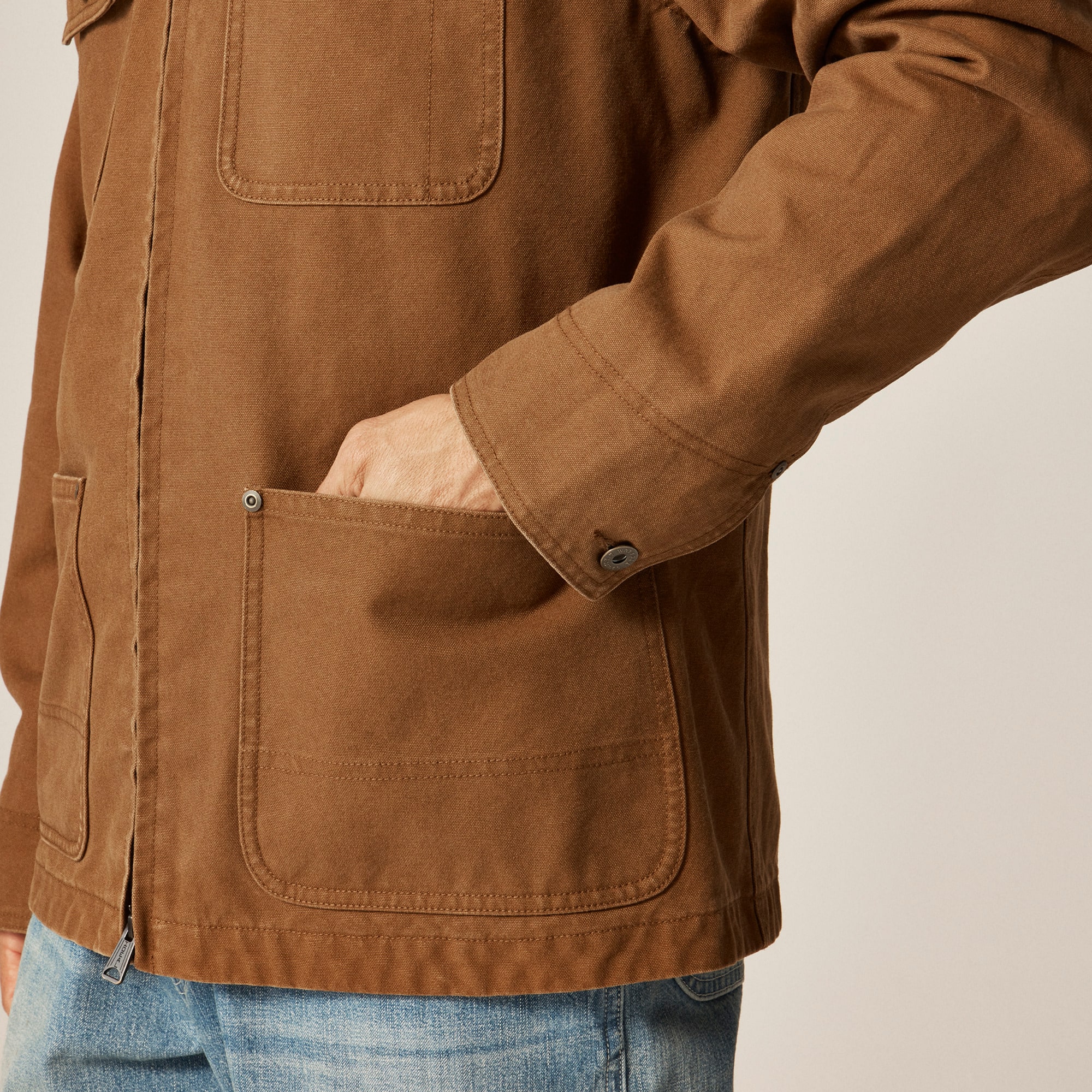 Wallace & Barnes Duck Canvas Utility Jacket For Men | J.Crew