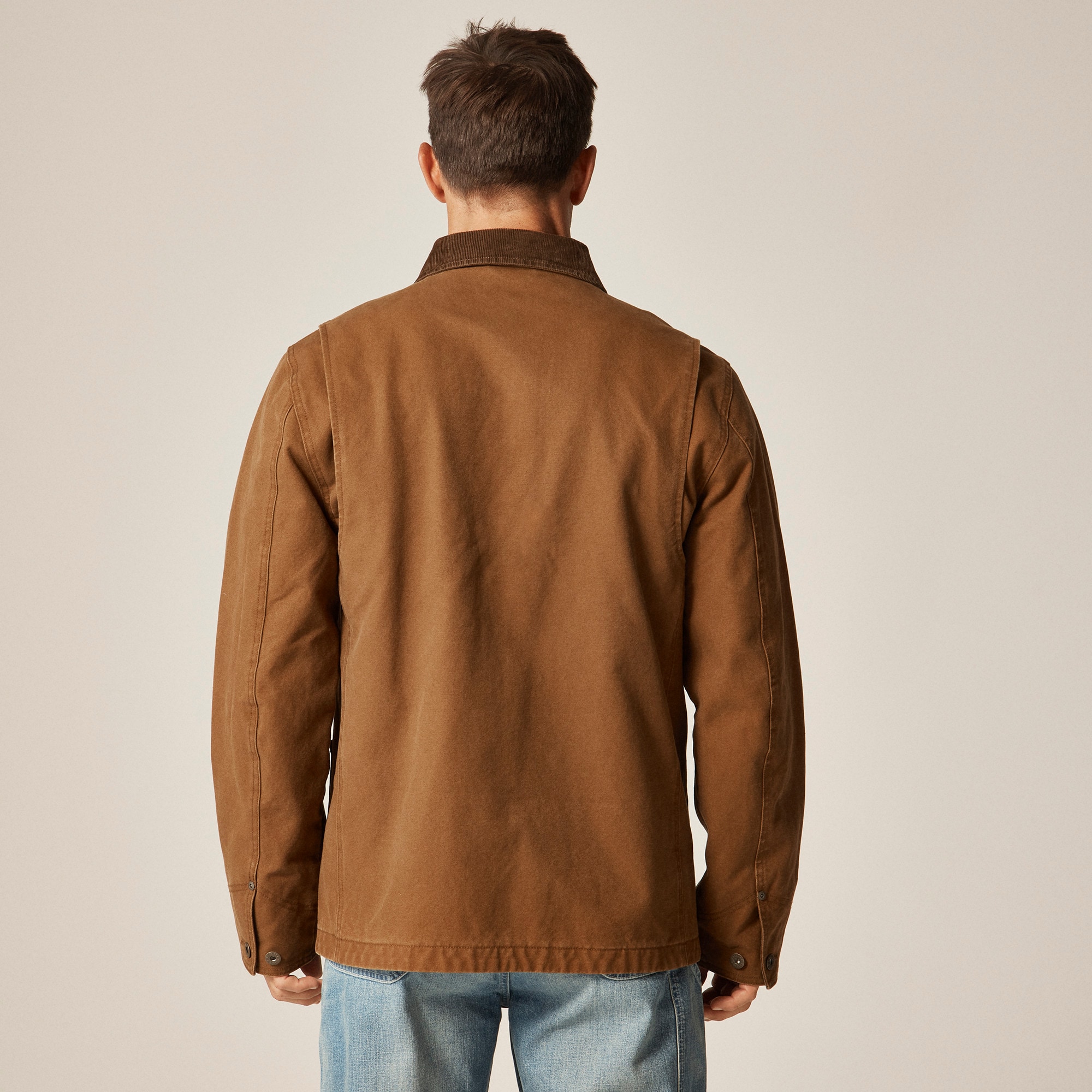 Wallace & Barnes Duck Canvas Utility Jacket For Men | J.Crew