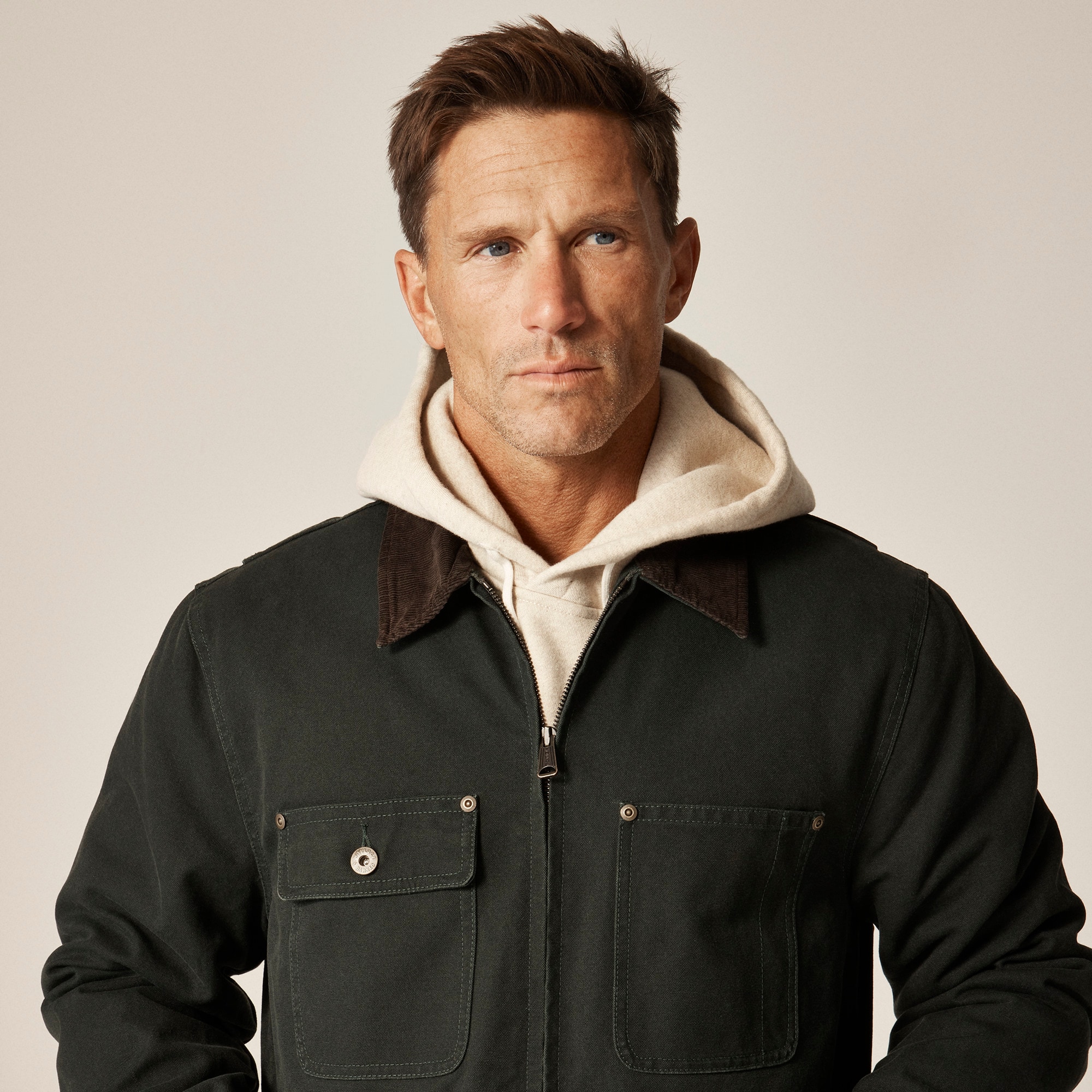 30s40s50s ビンテージ ブランケット コート カーソンピリースコット Wallace & Barnes Duck Canvas Utility Jacket For Men | J.Crew