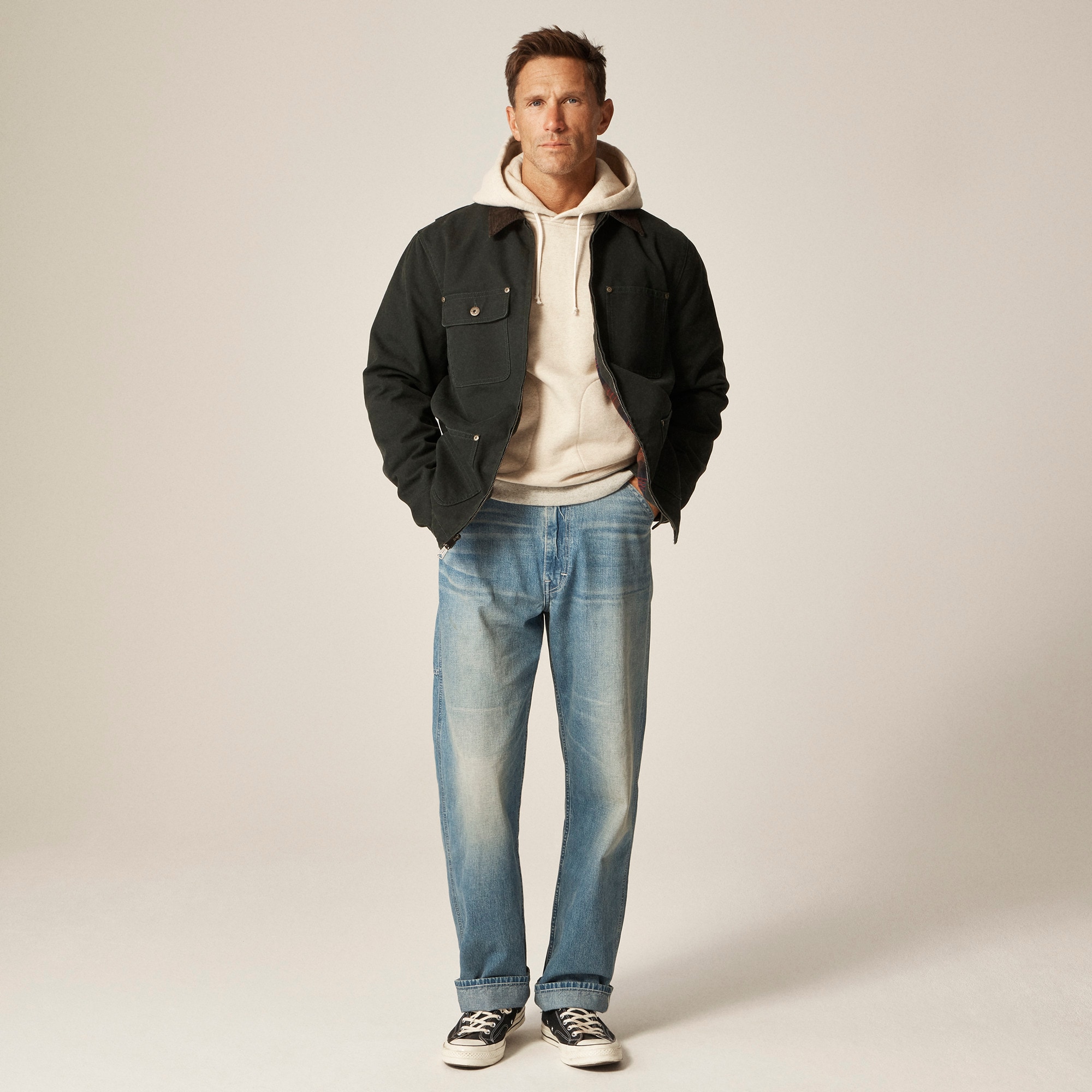 Wallace & Barnes Duck Canvas Utility Jacket For Men | J.Crew