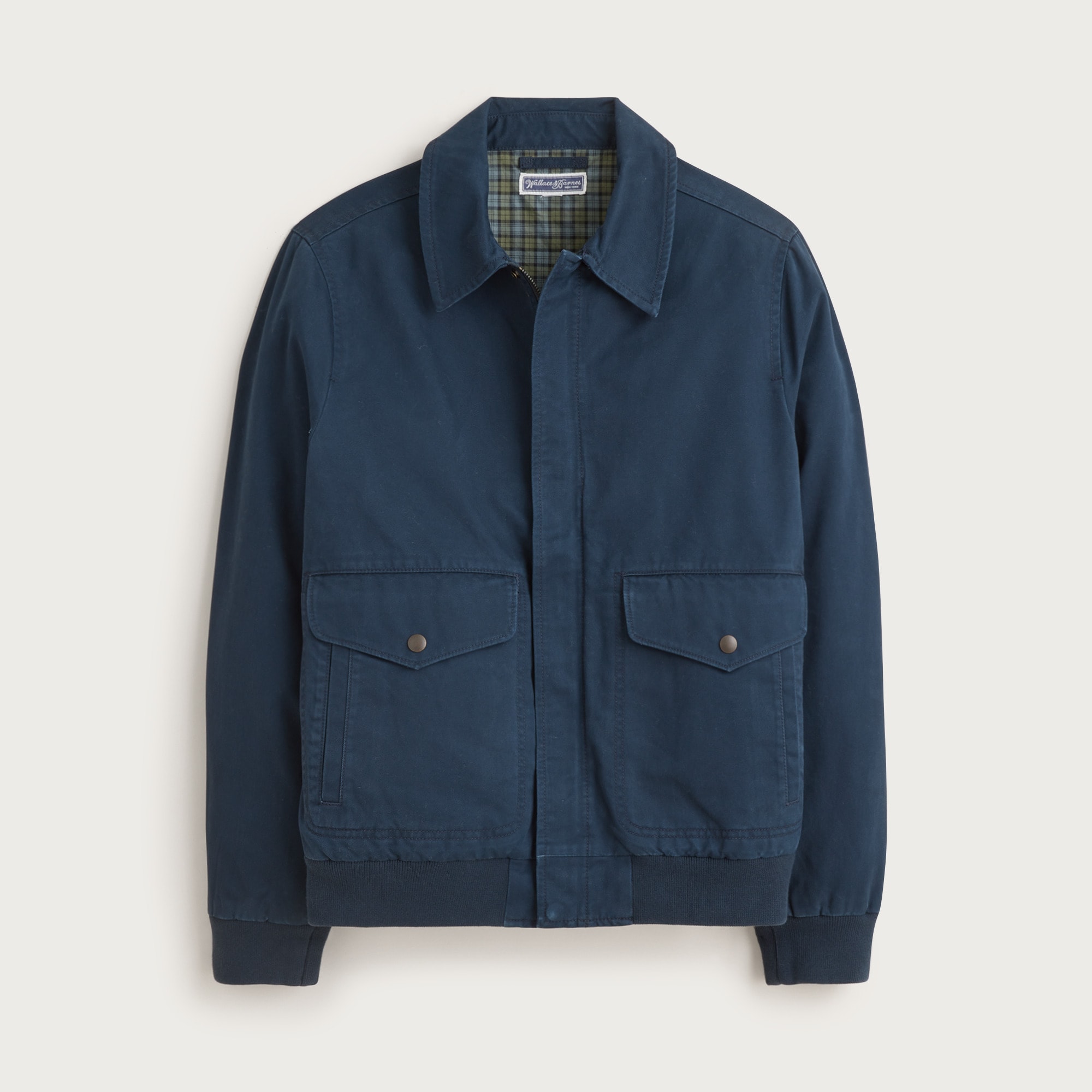 Wallace & Barnes flight jacket in cotton chino