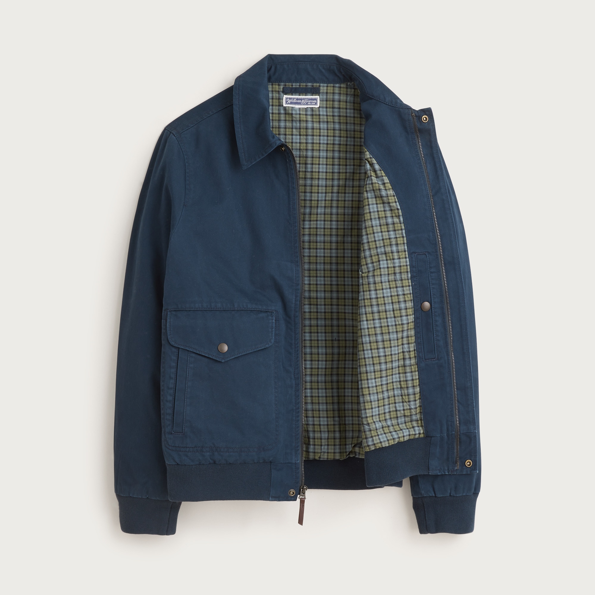 Wallace & Barnes flight jacket in cotton chino