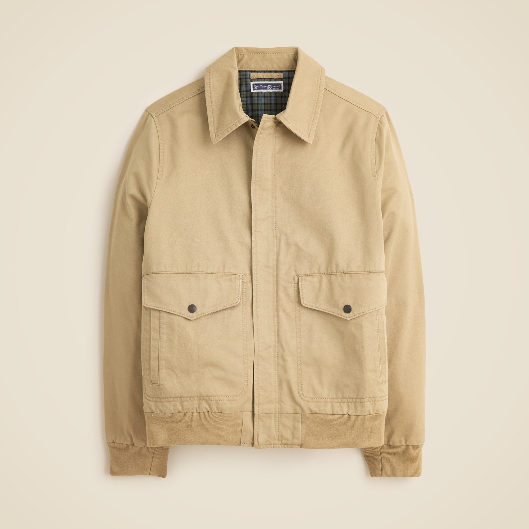 Wallace & Barnes Flight Jacket In Cotton Chino For Men | J.Crew