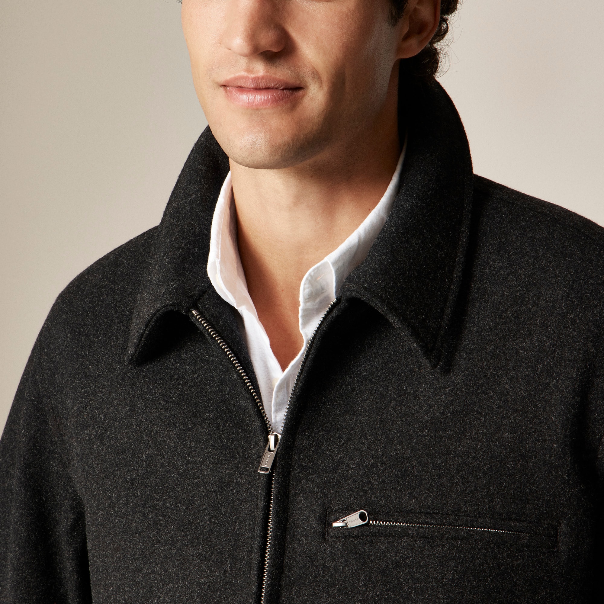 City Jacket In Wool Blend For Men | J.Crew