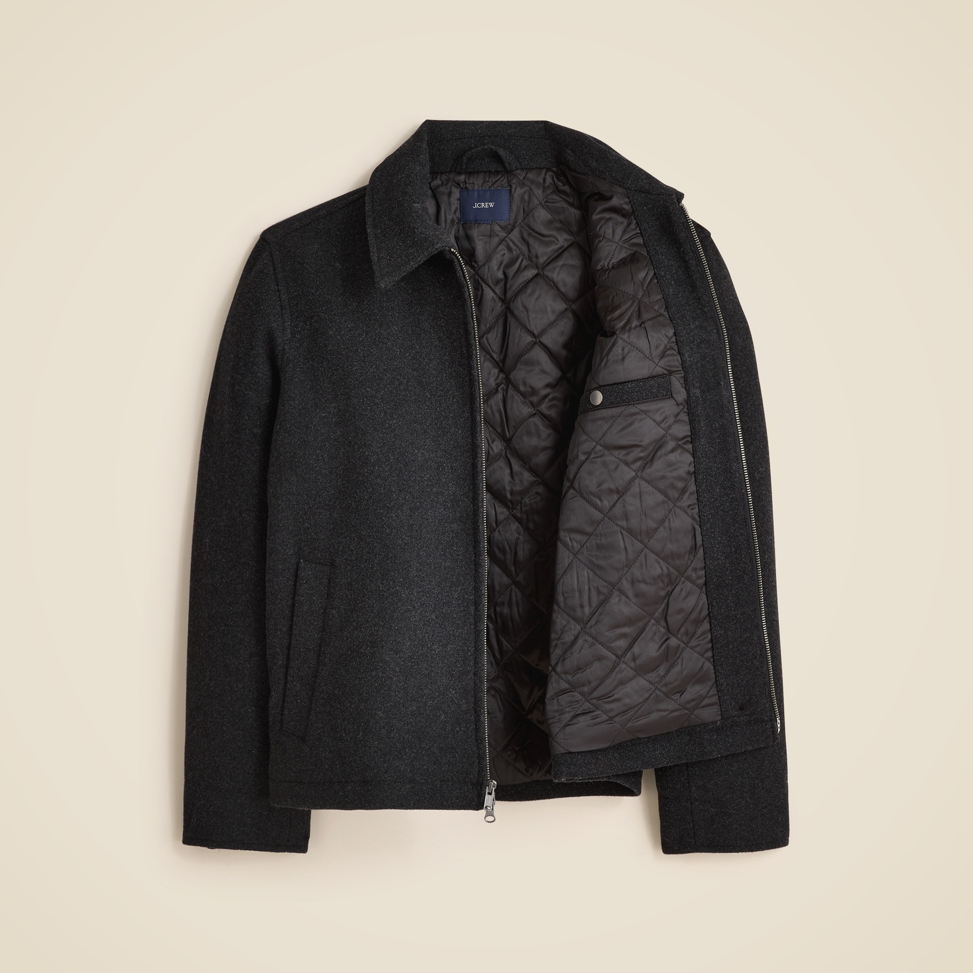 City Jacket In Wool Blend For Men | J.Crew
