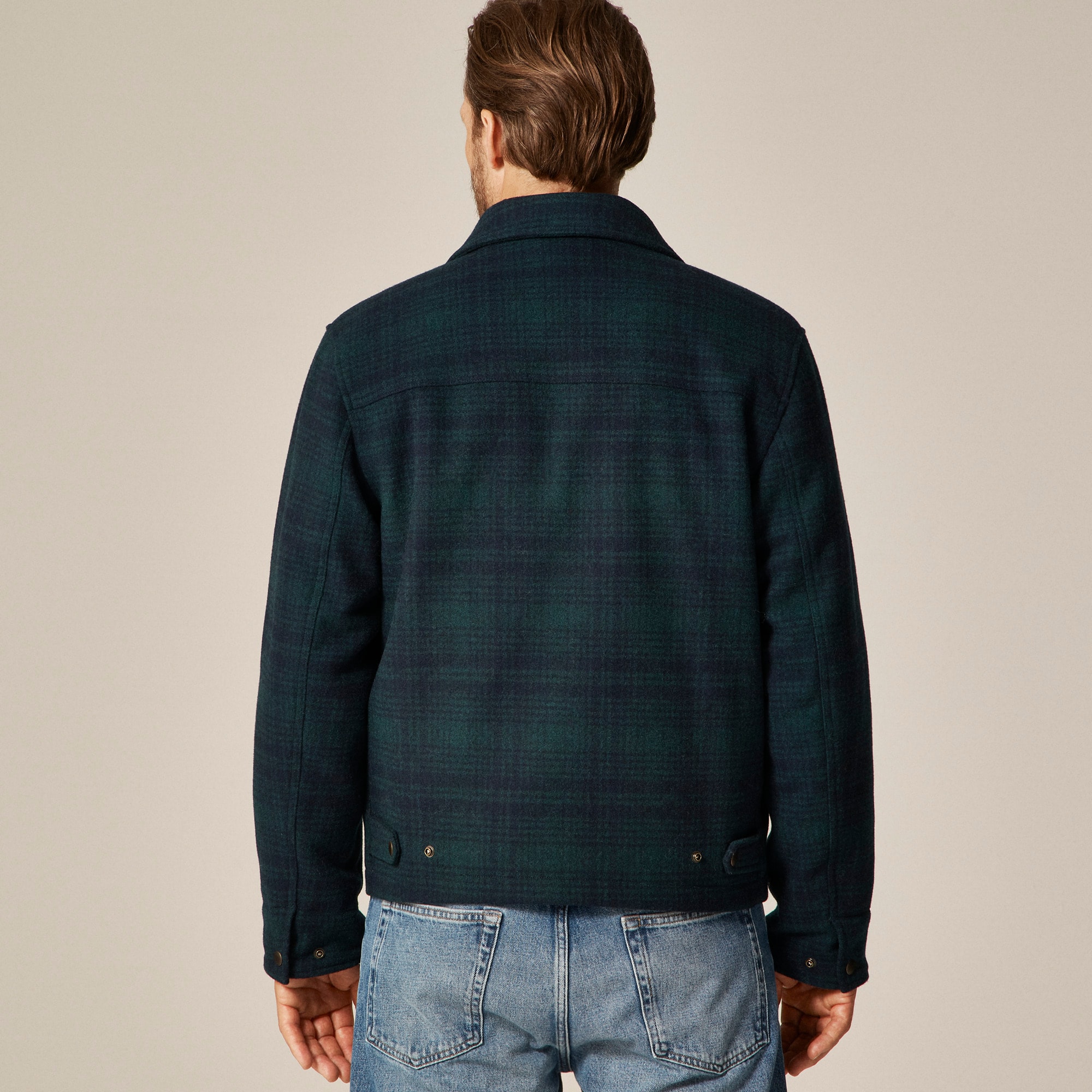 City Jacket In Wool Blend For Men | J.Crew