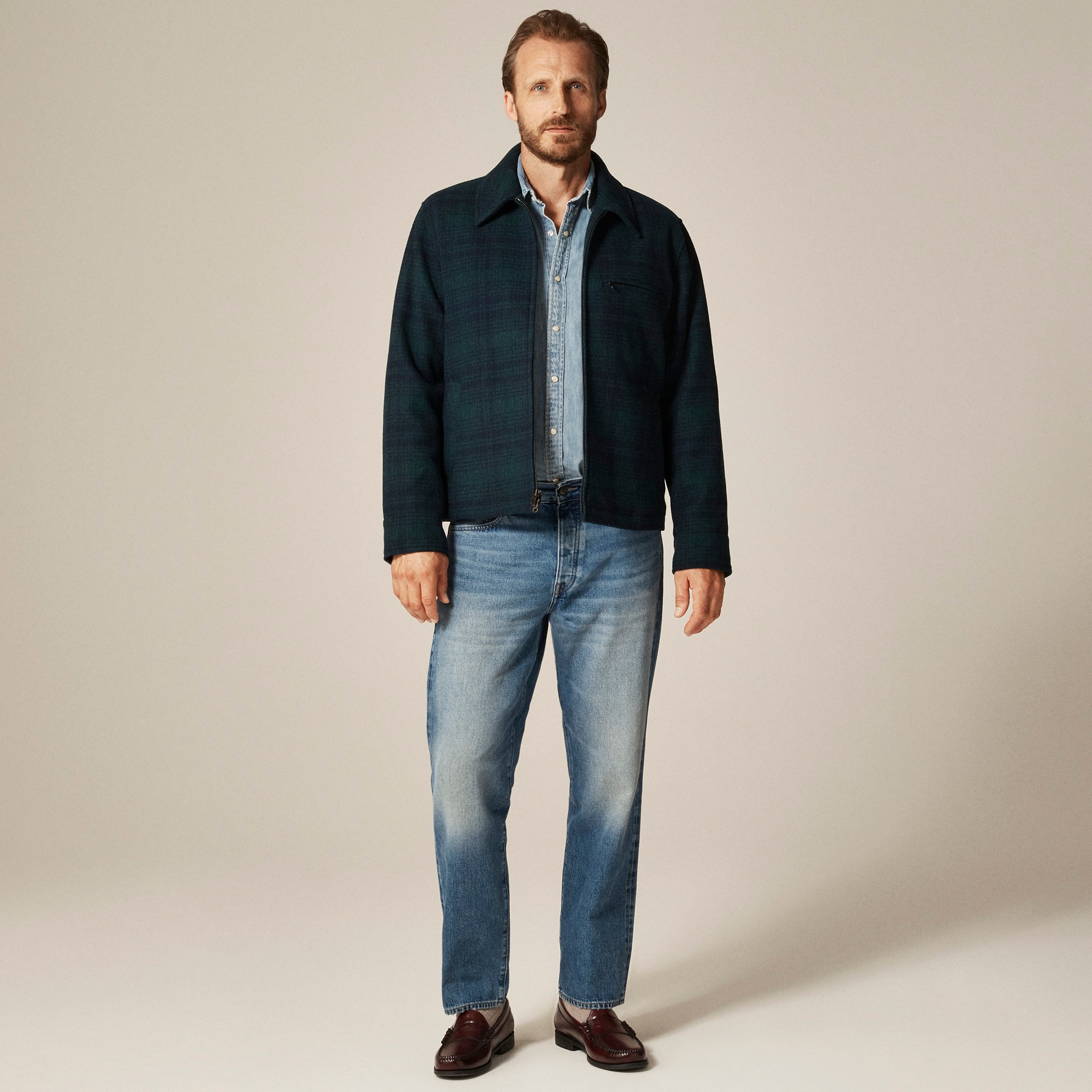 City Jacket In Wool Blend For Men | J.Crew