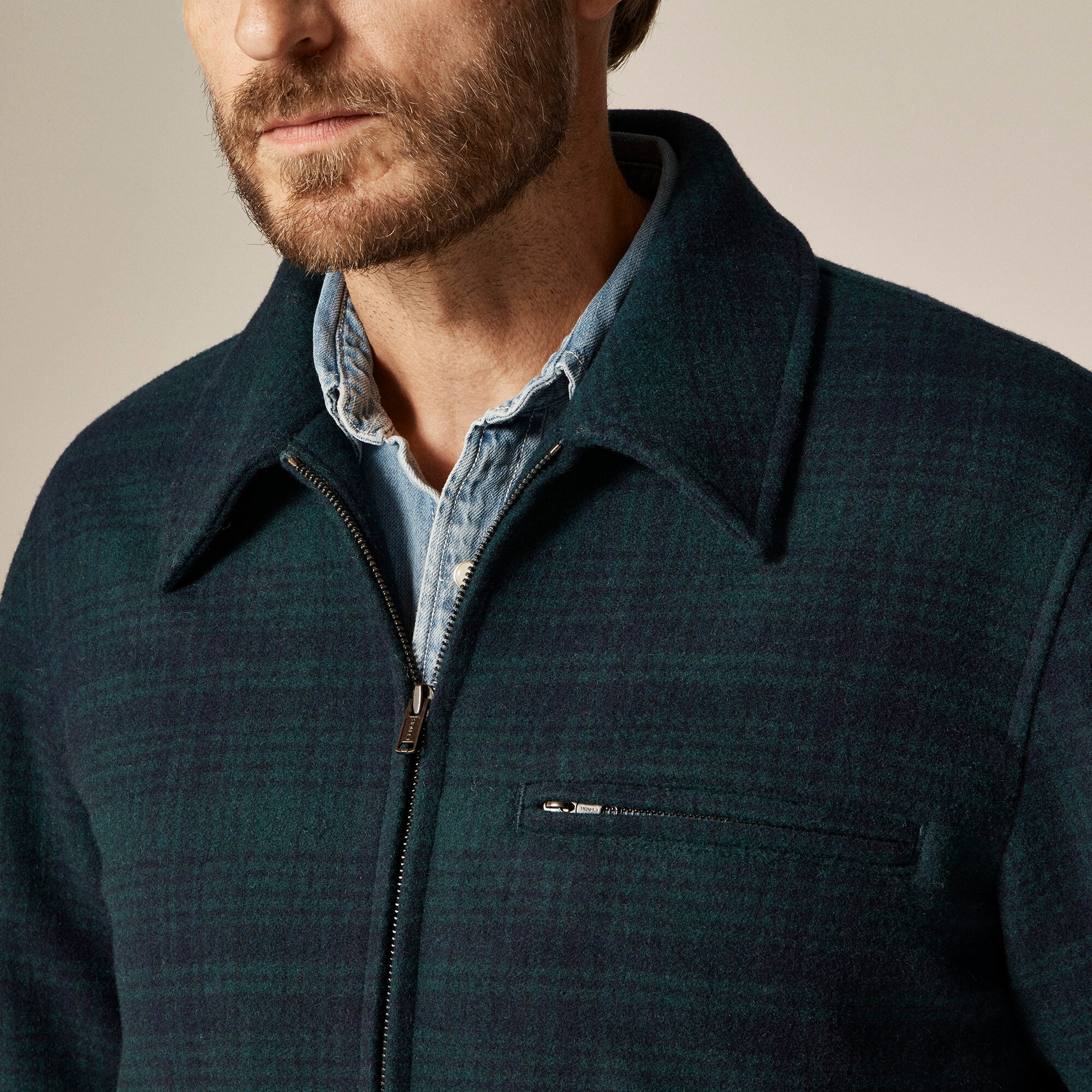 City jacket in wool blend