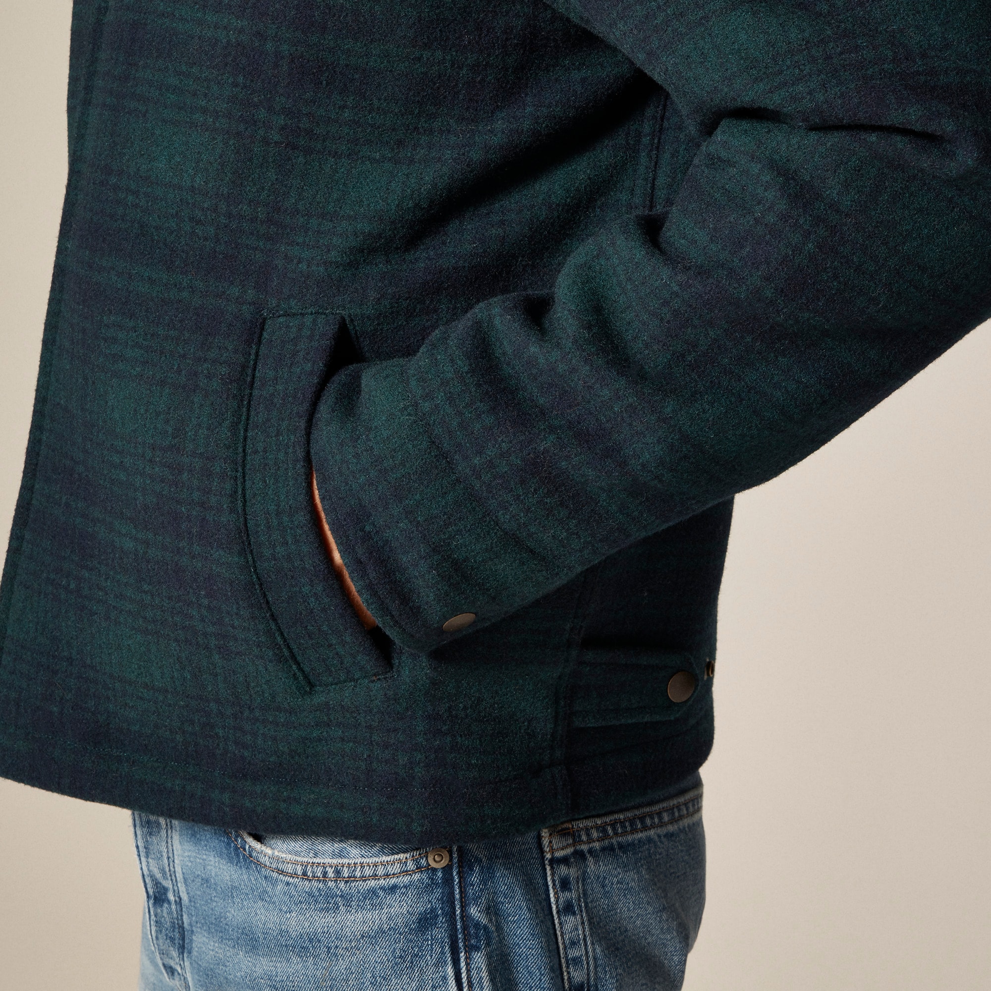 City jacket in wool blend