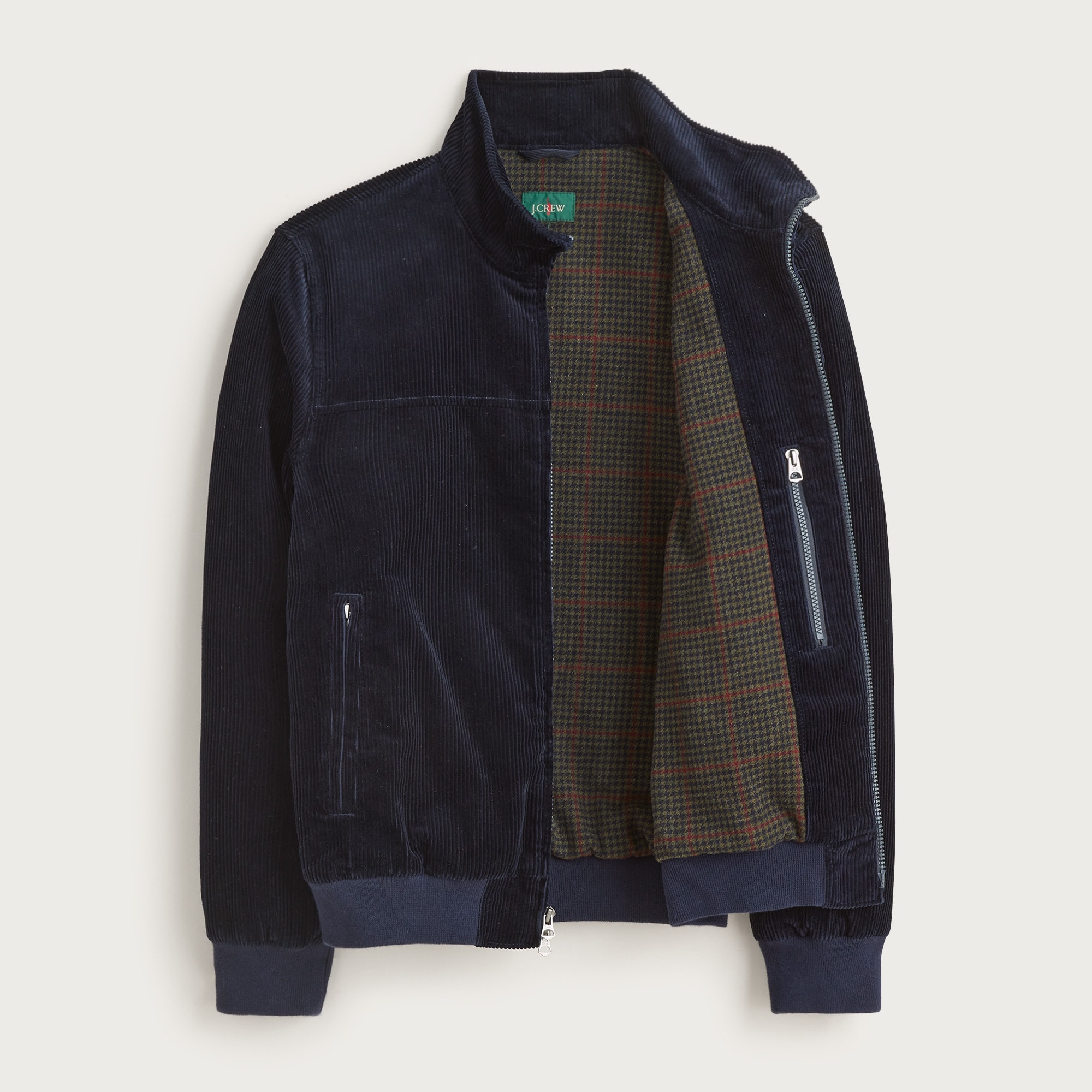 clesste corduroy jacket ネイビー Corduroy Jacket With Wool-blend Lining For Men | J.Crew