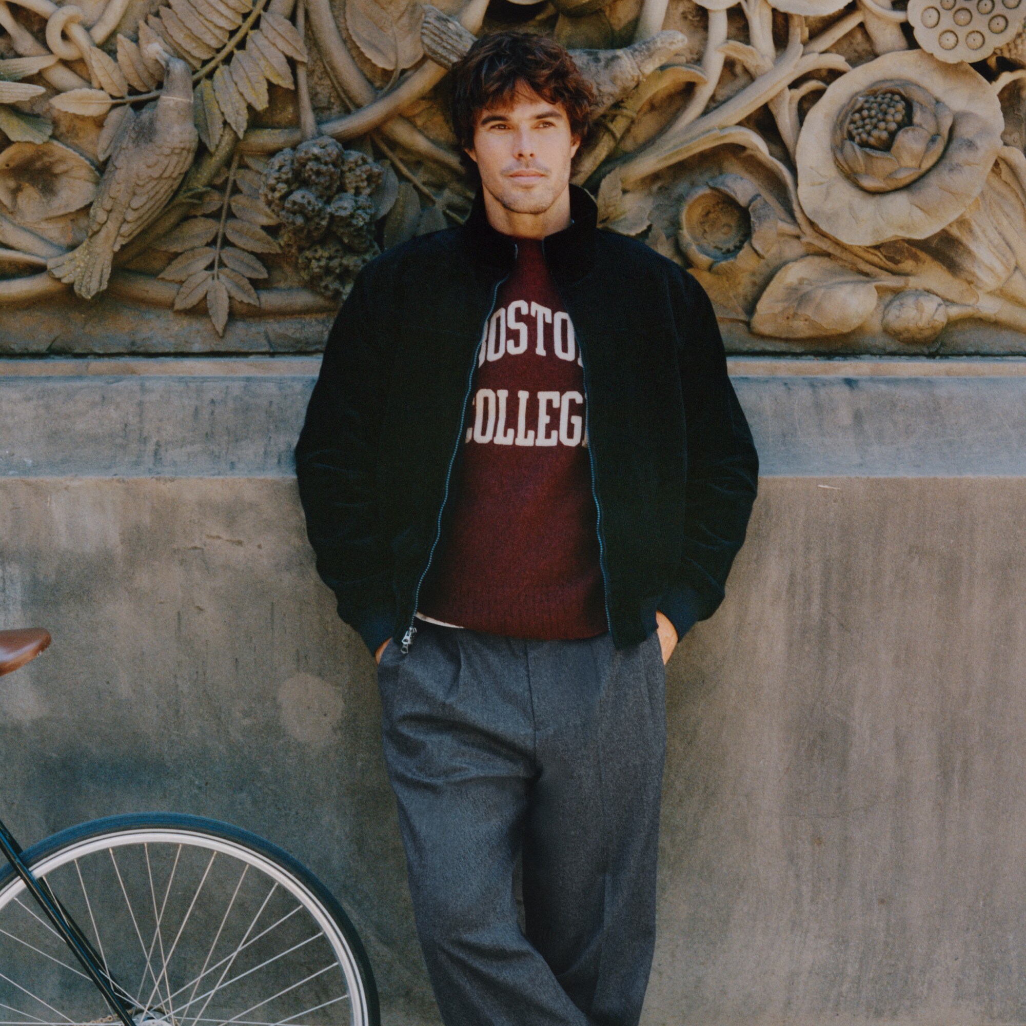  Corduroy jacket with wool-blend lining