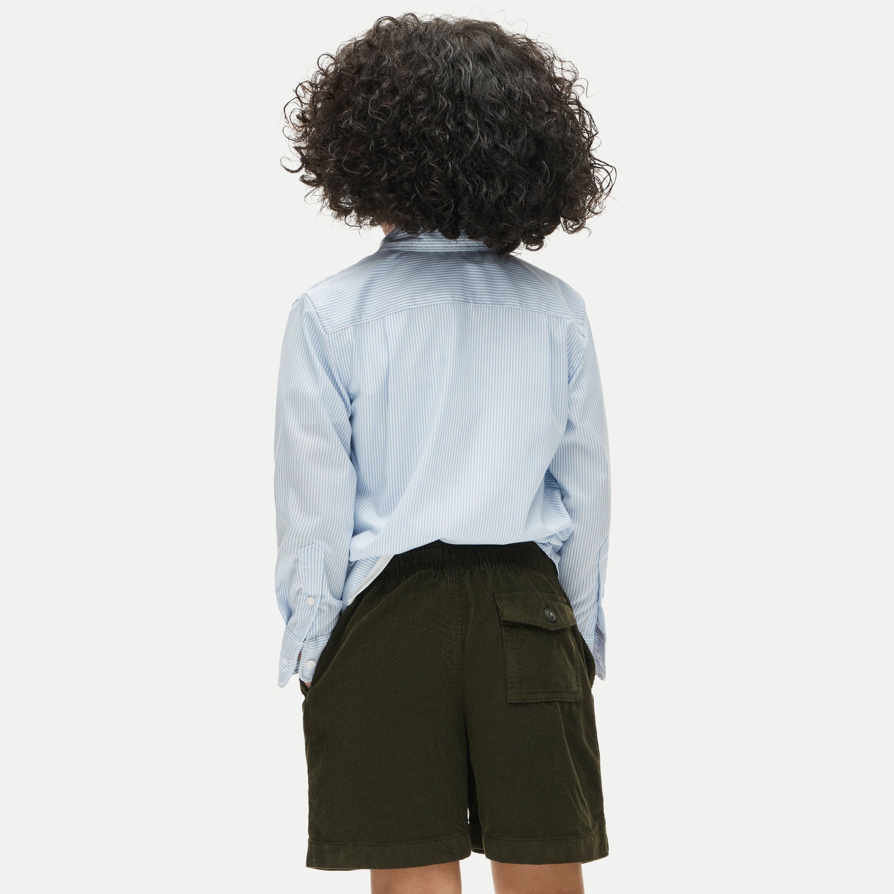 Kids' Everyday drawstring short in corduroy