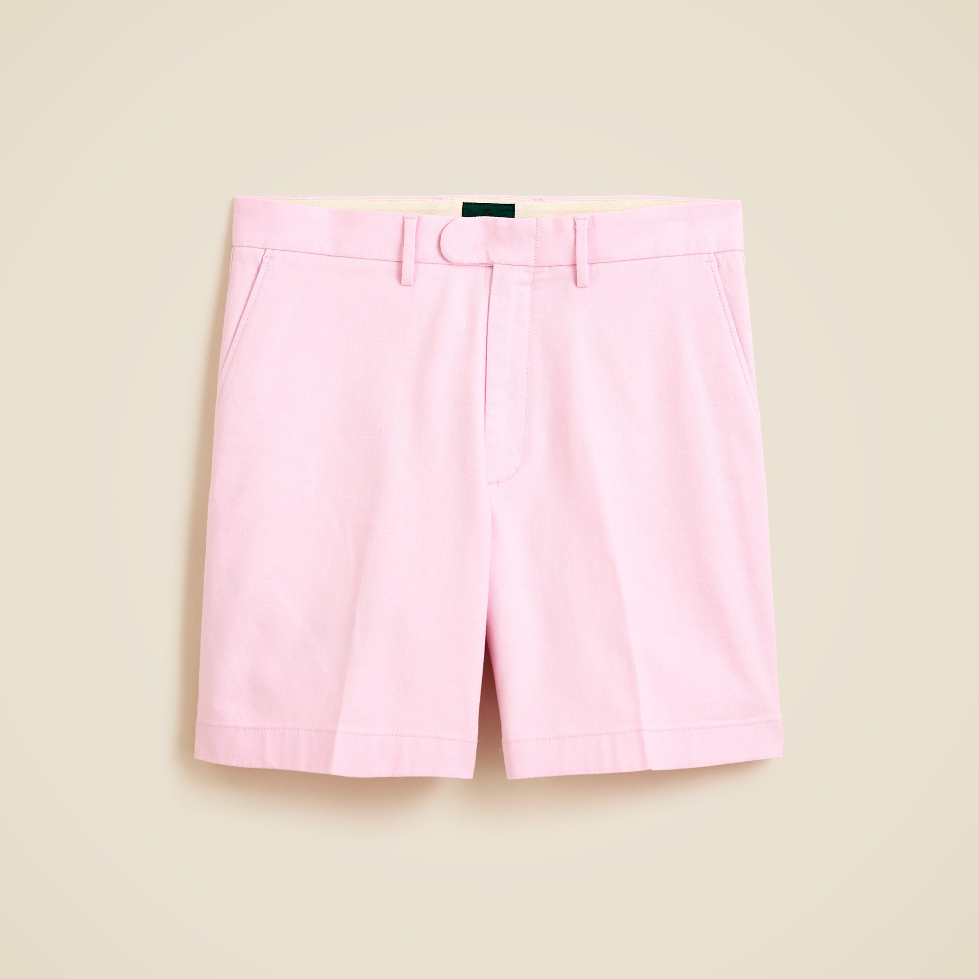 8" dress short in stretch cotton blend