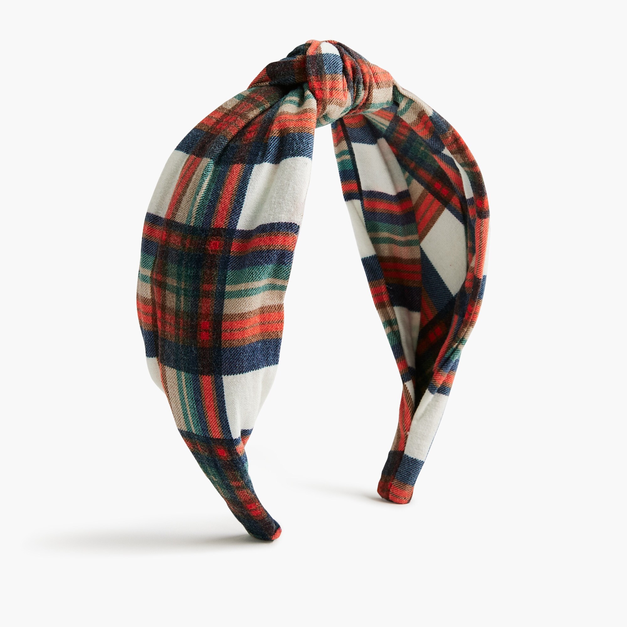 Flannel knot headband