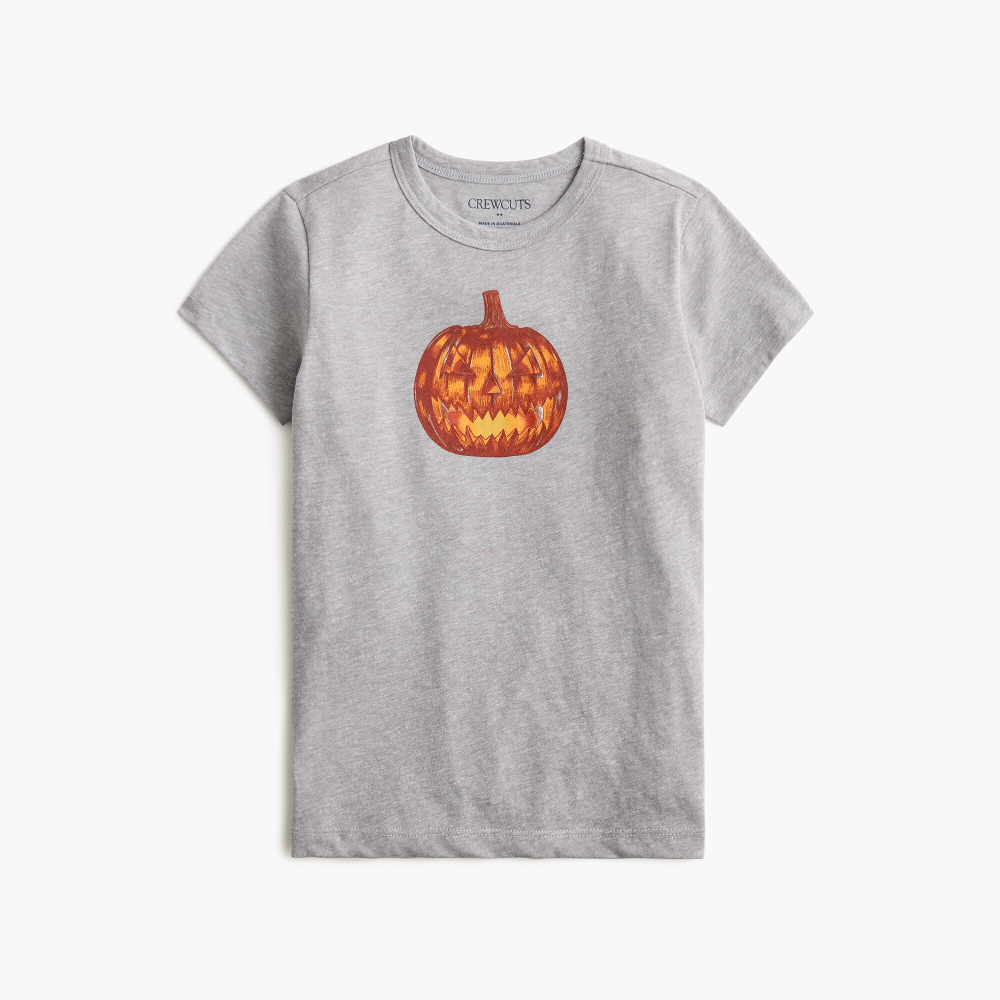  Boys' pumpkin graphic tee