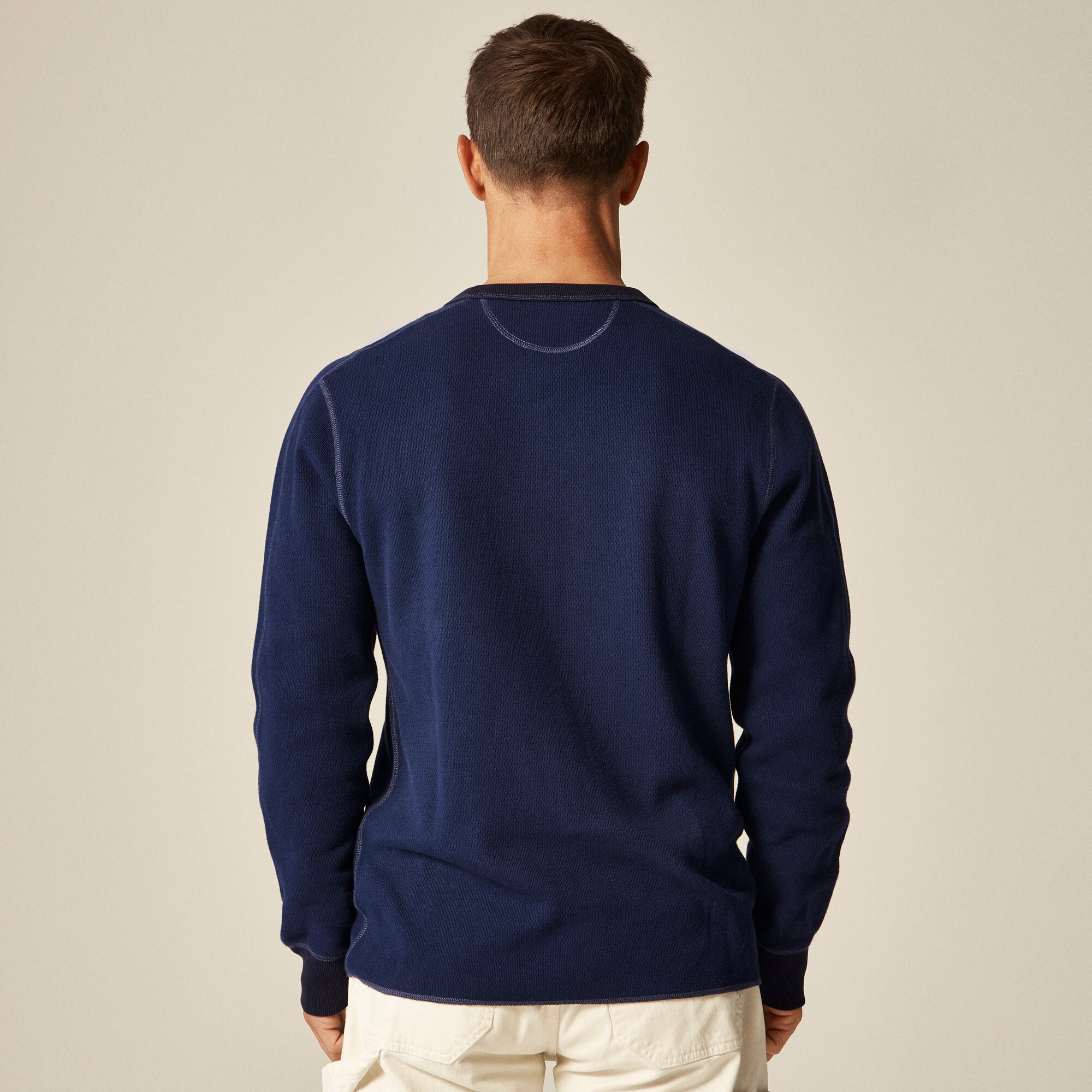 Wallace & Barnes honeycomb thermal crewneck