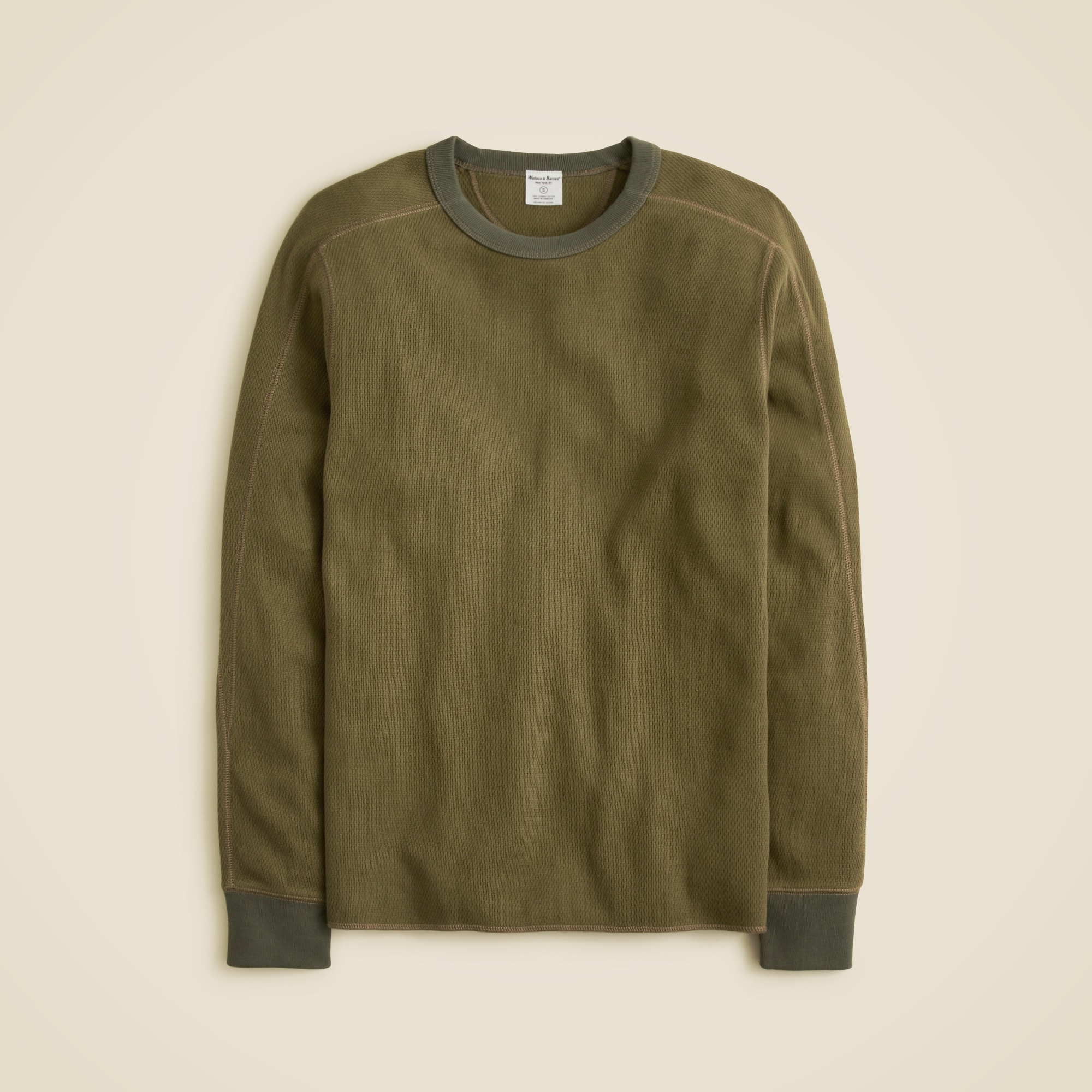 Wallace & Barnes Honeycomb Thermal Crewneck For Men | J.Crew