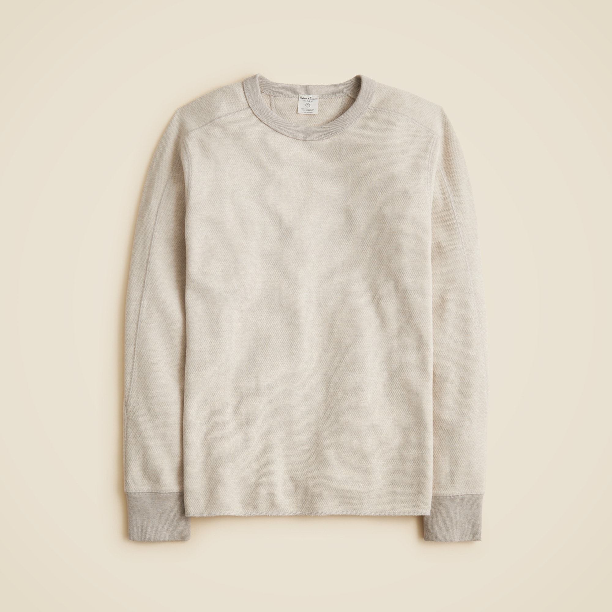 Wallace & Barnes Honeycomb Thermal Crewneck For Men | J.Crew