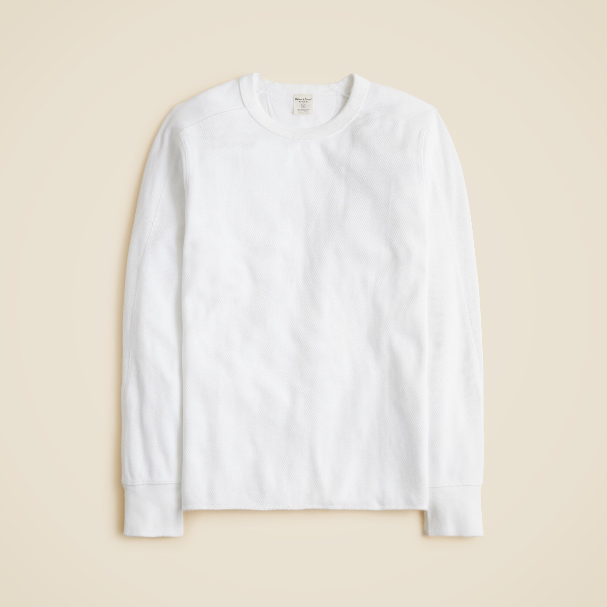 Wallace & Barnes honeycomb thermal crewneck