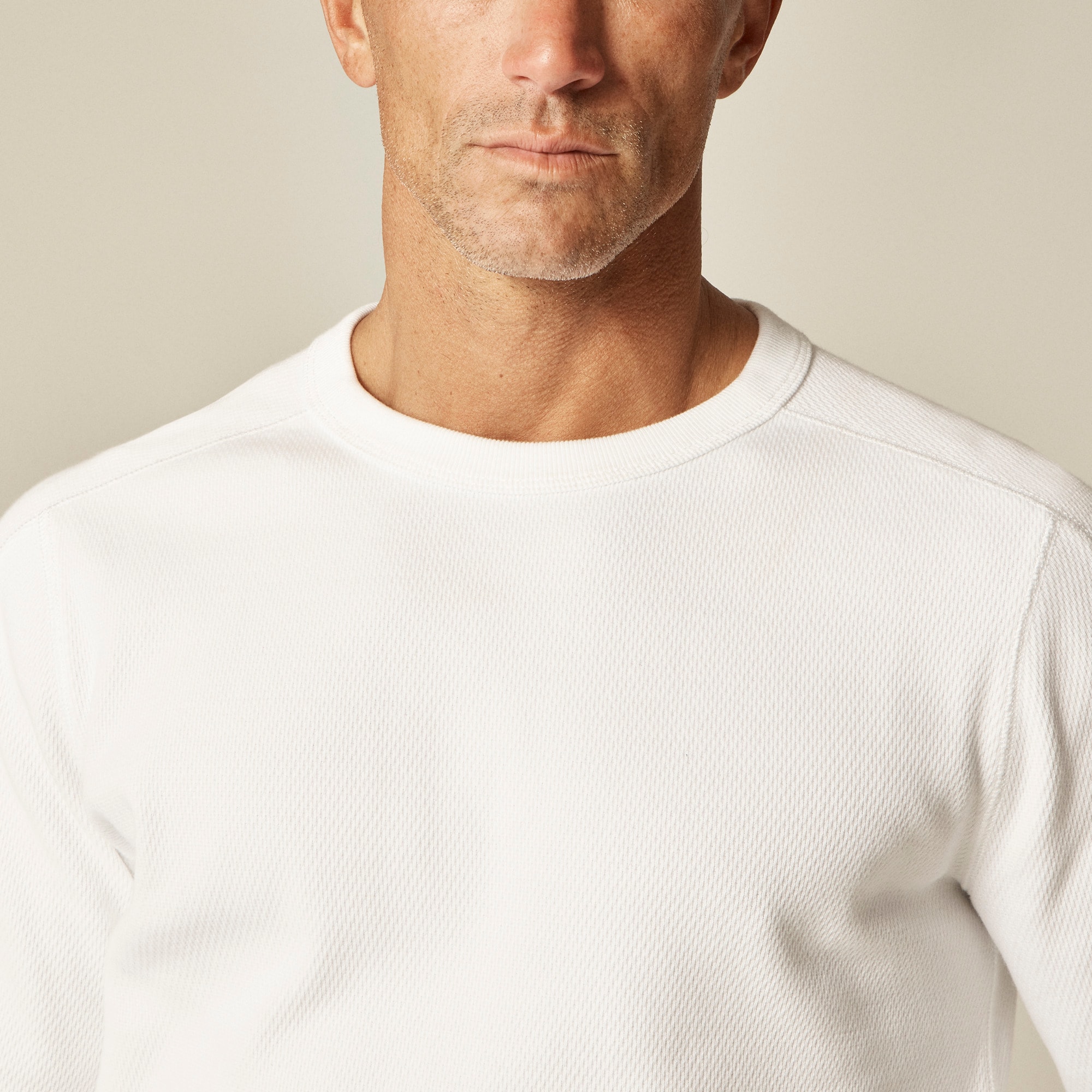 Wallace & Barnes honeycomb thermal crewneck