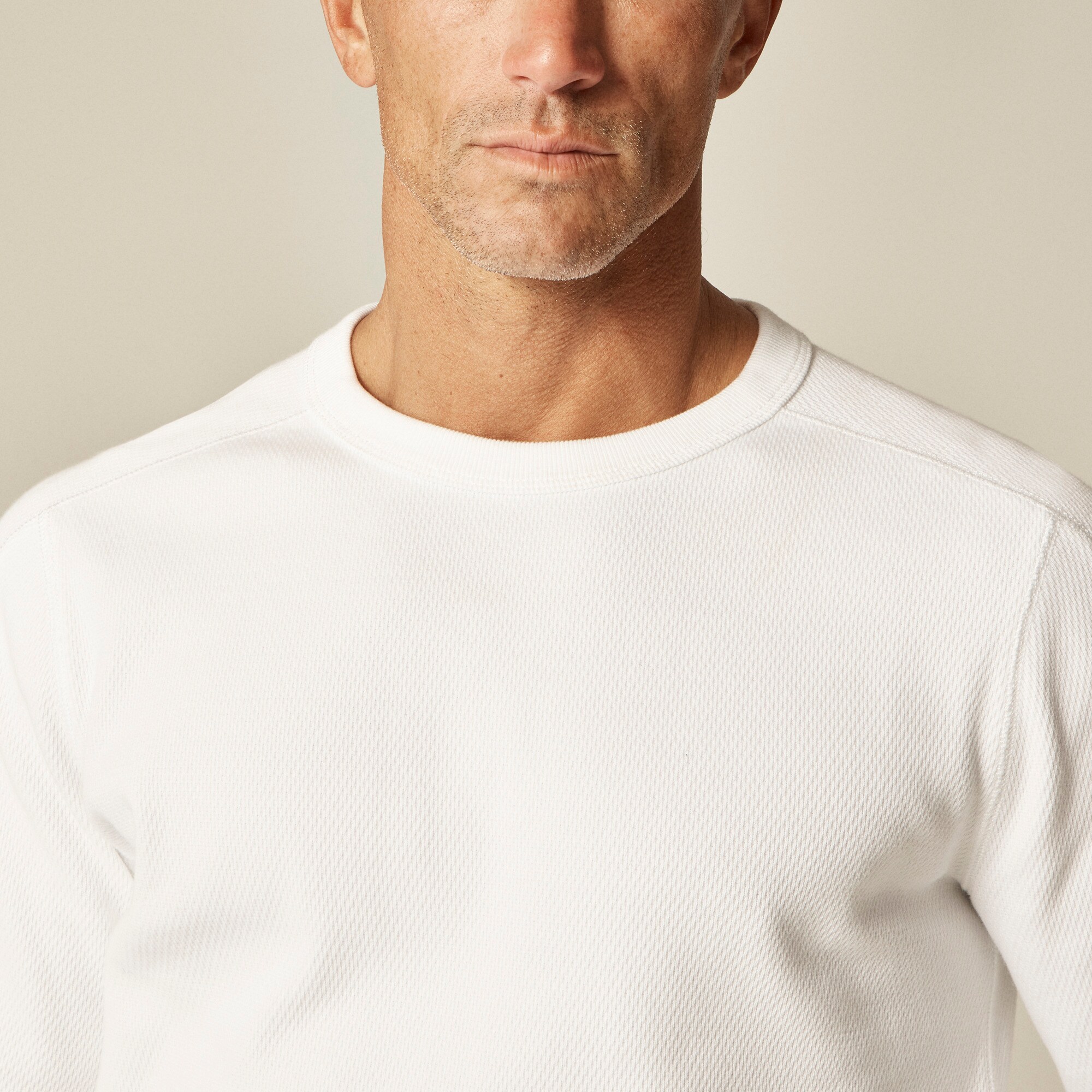 Wallace & Barnes honeycomb thermal crewneck