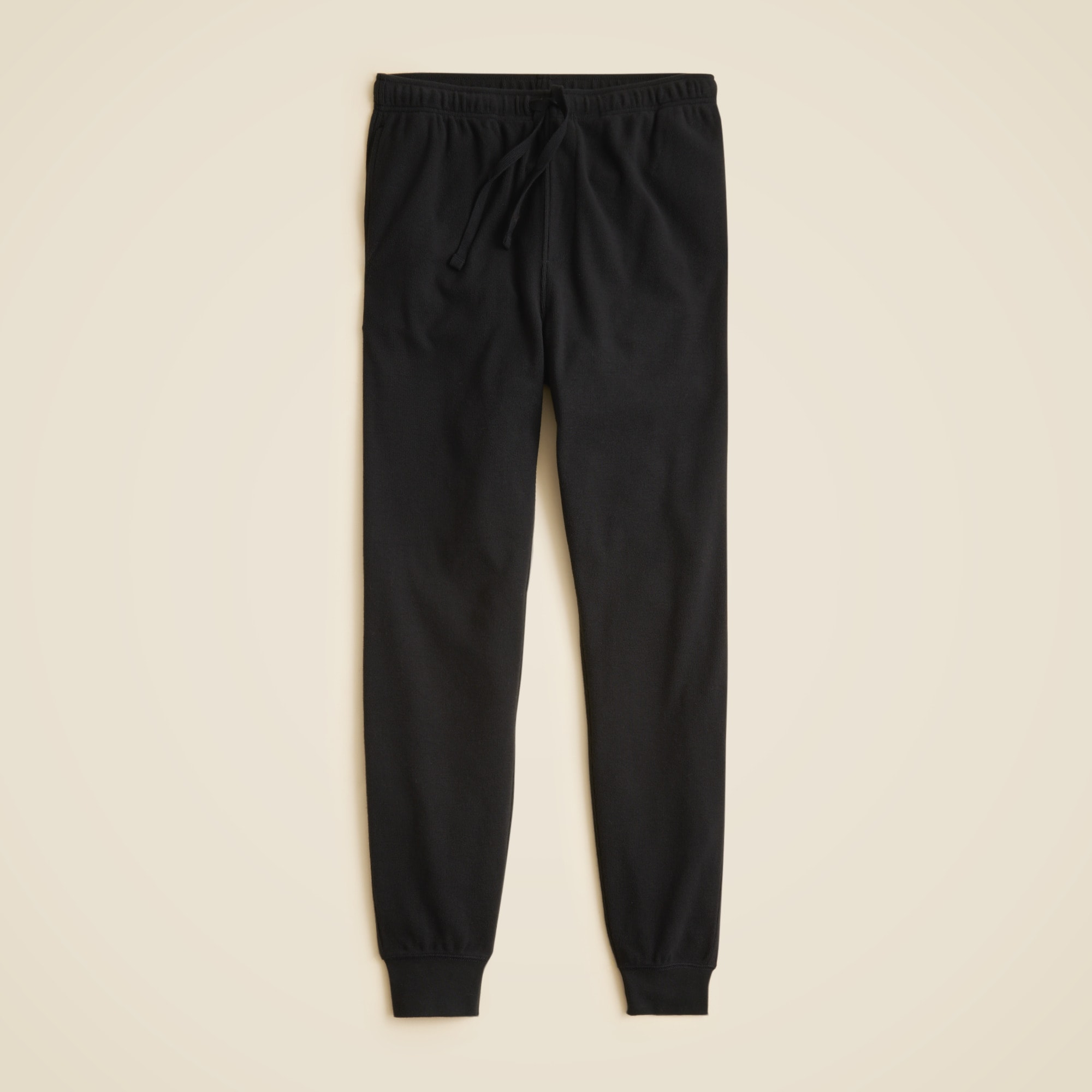 Jacquard rib-knit jogger pant