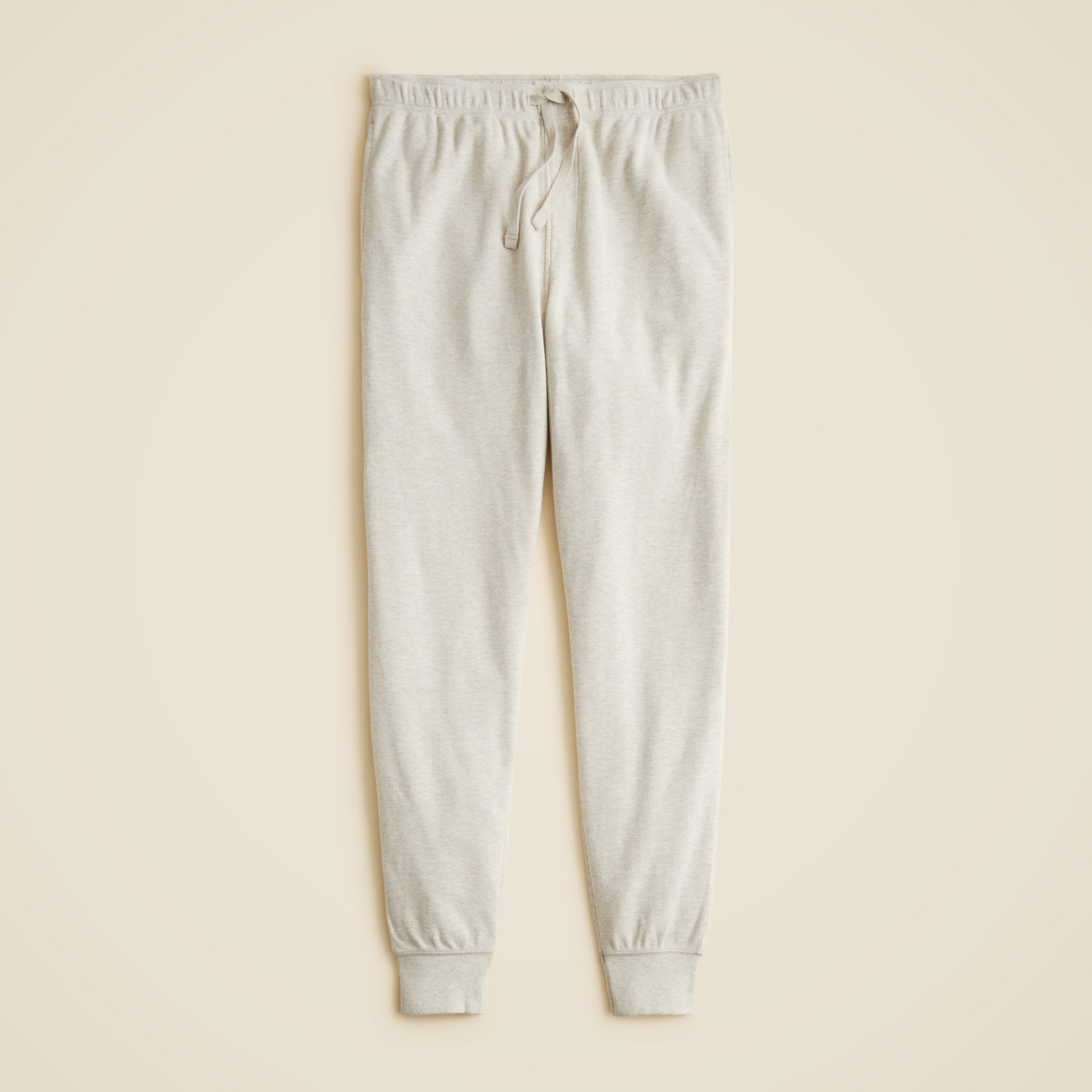 Jacquard rib-knit jogger pant