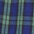 Patterned boxers in cotton ERIC NAVY GREEN
