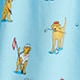 Printed boxers in cotton GOLFING DOG BLUE MULTI