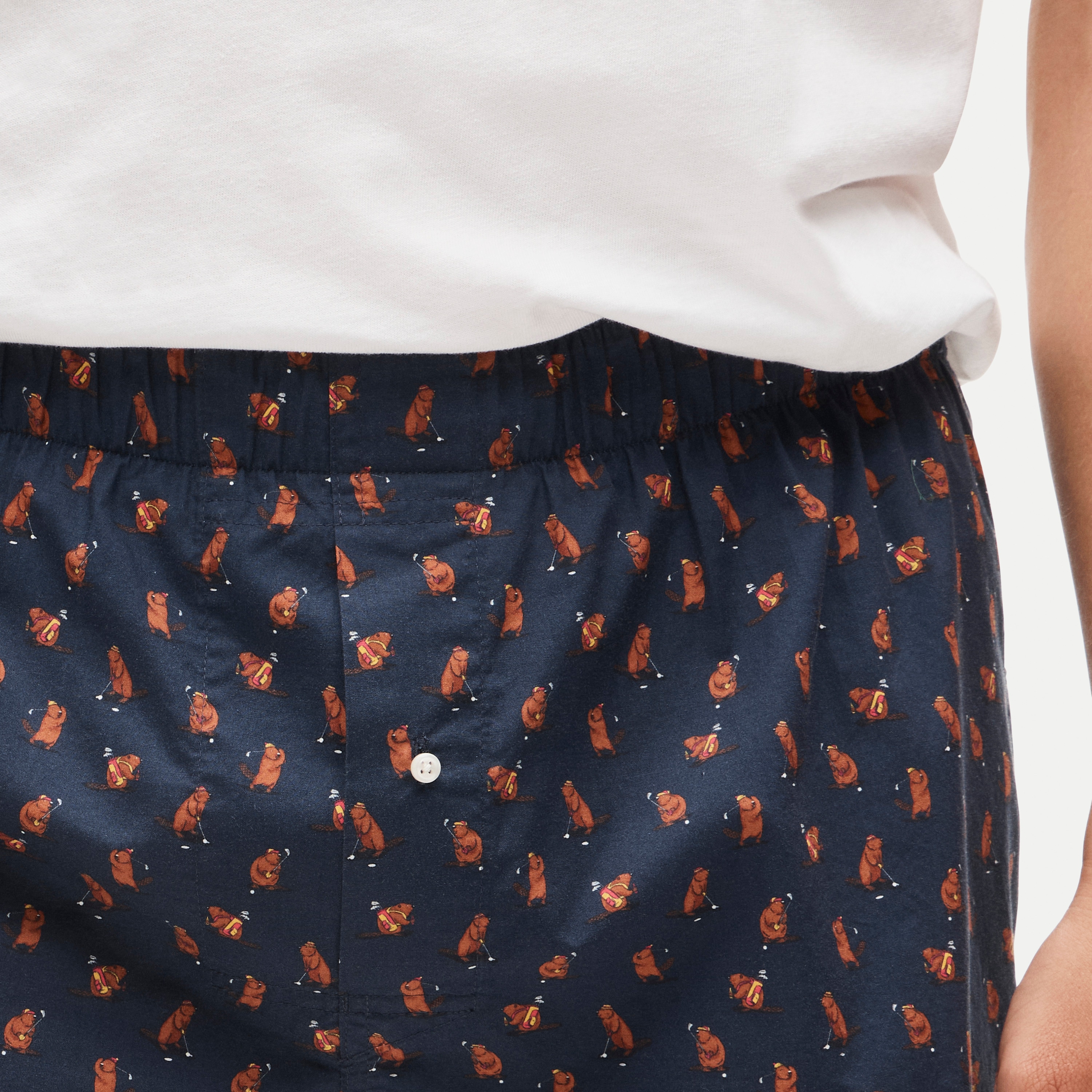 Printed boxers in cotton