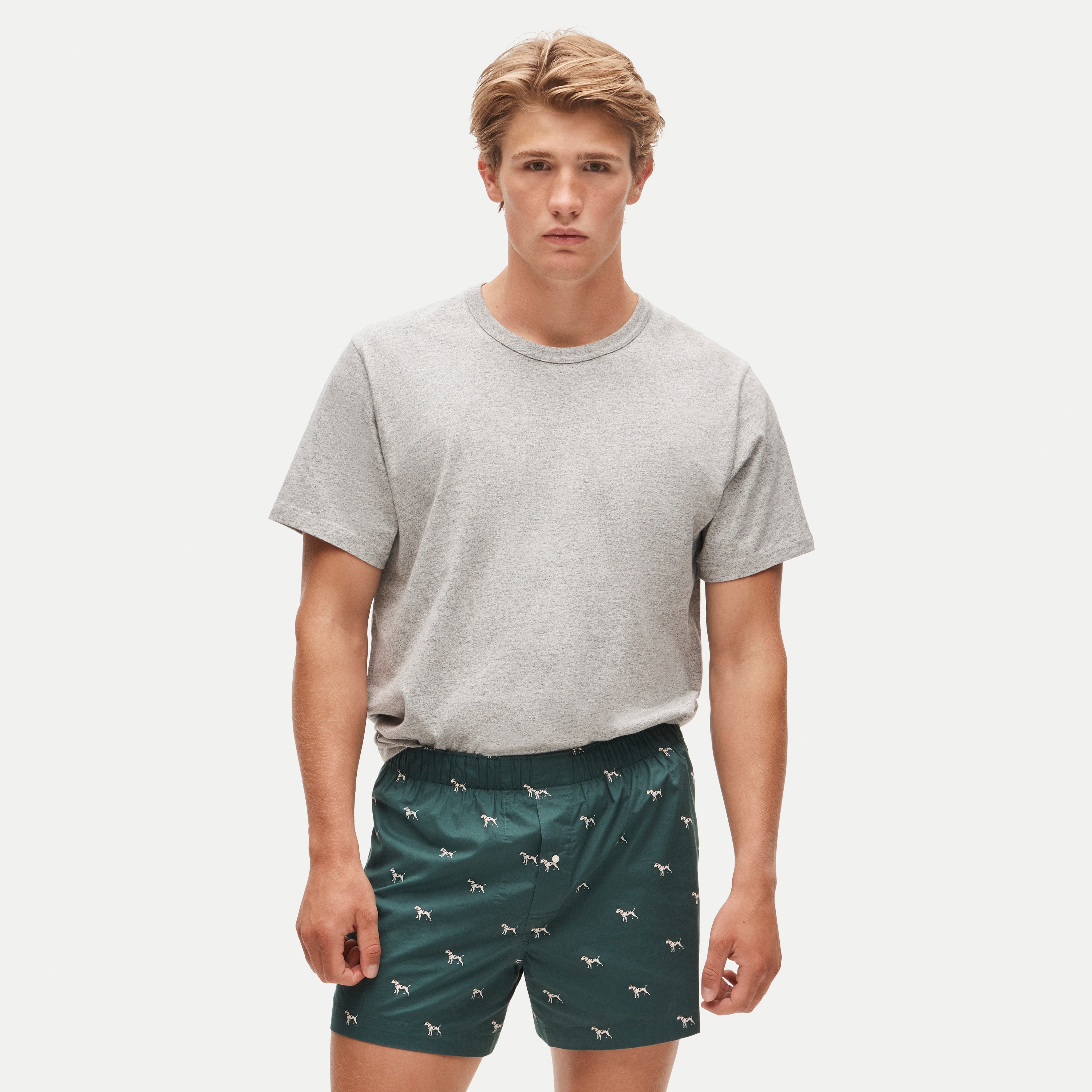 Printed boxers in cotton