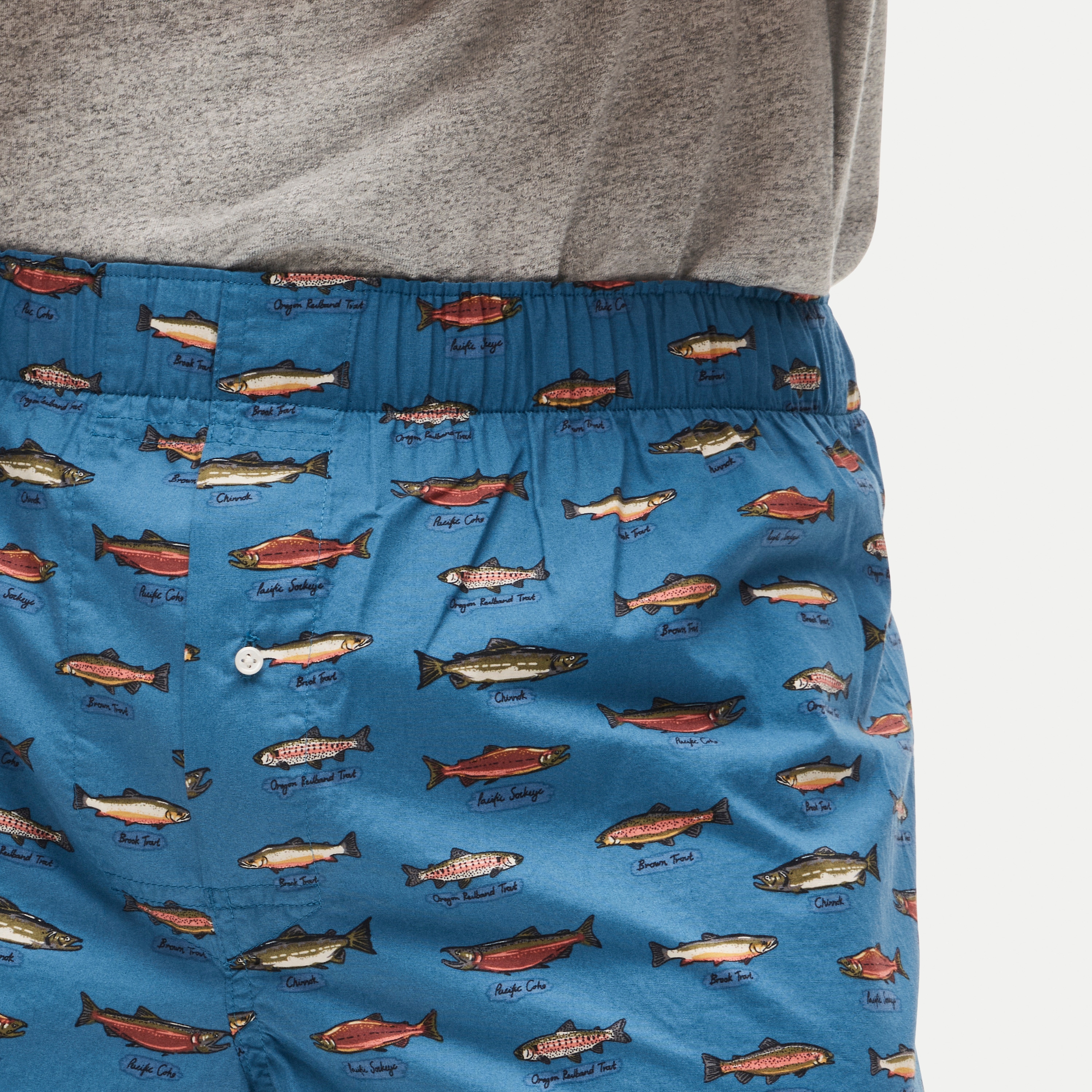 Printed boxers in cotton