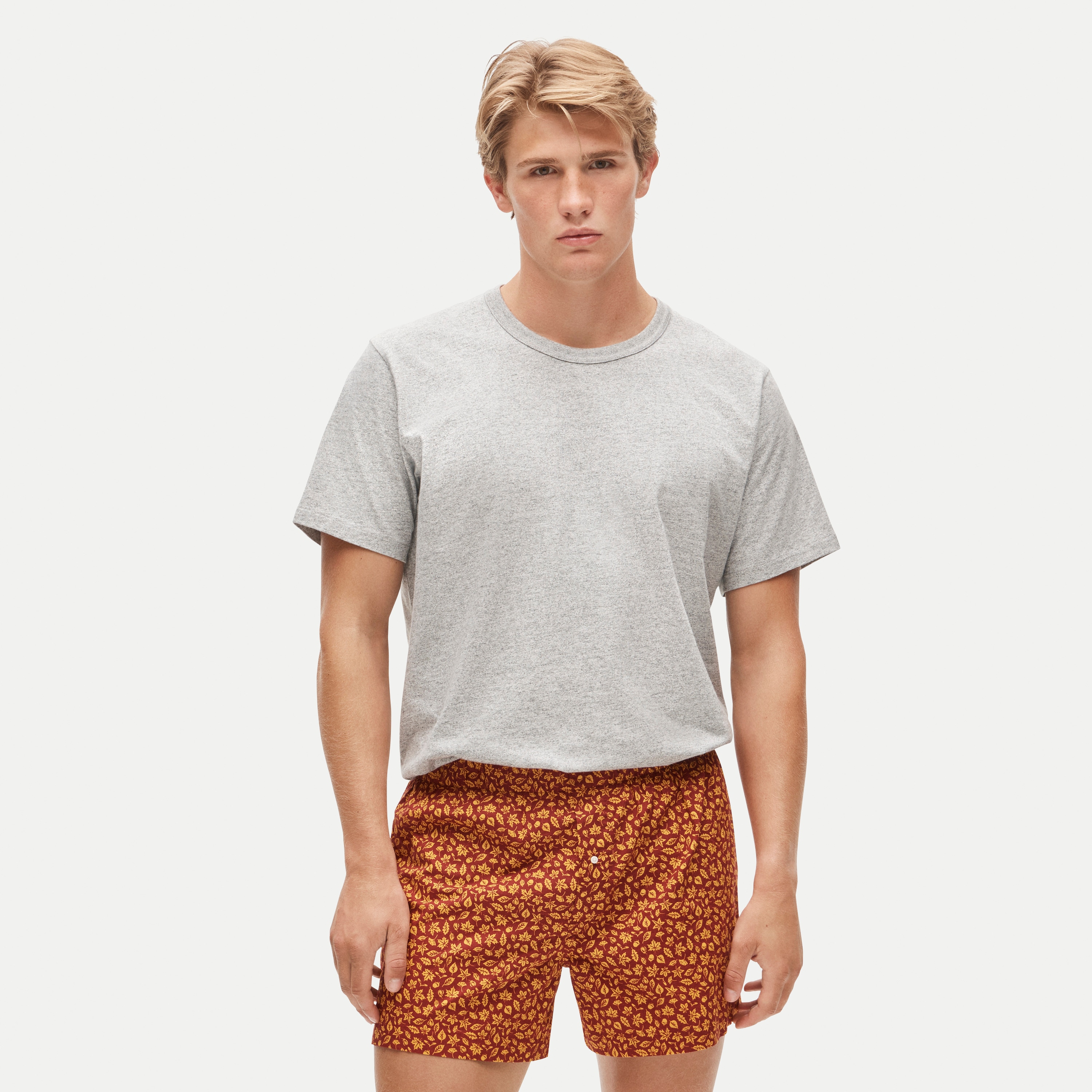 Printed boxers in cotton