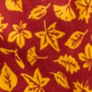 Printed boxers in cotton FALLING LEAVES RED YELL