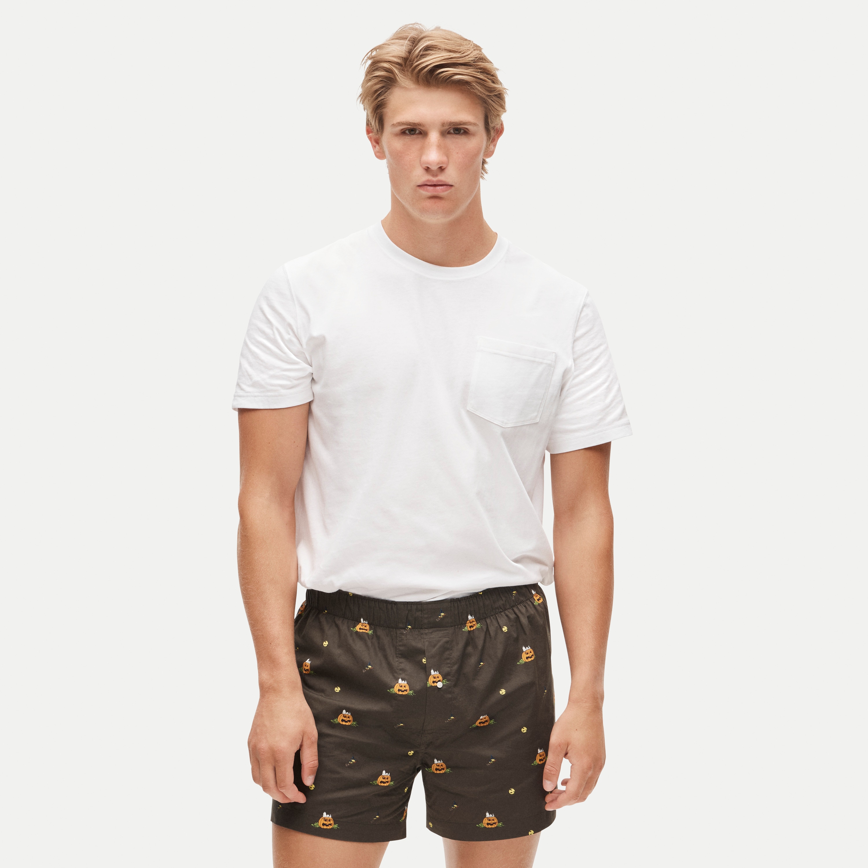 Printed boxers in cotton