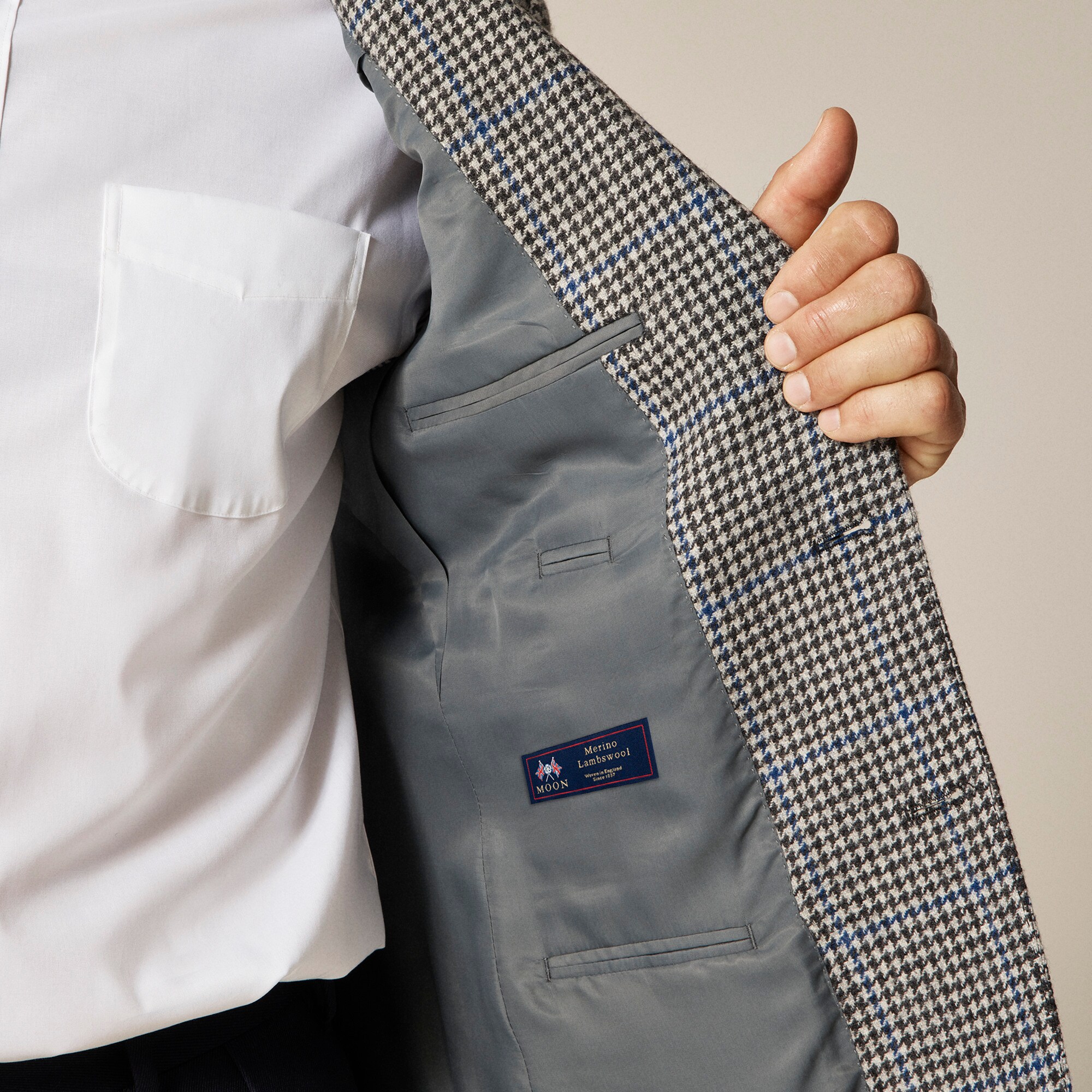 Blazer in English merino wool