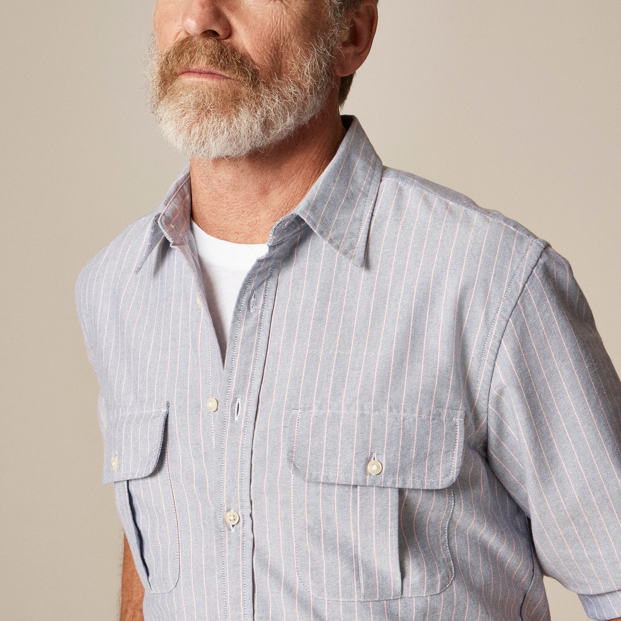 Classic Oxford Two-pocket Workshirt For Men | J.Crew