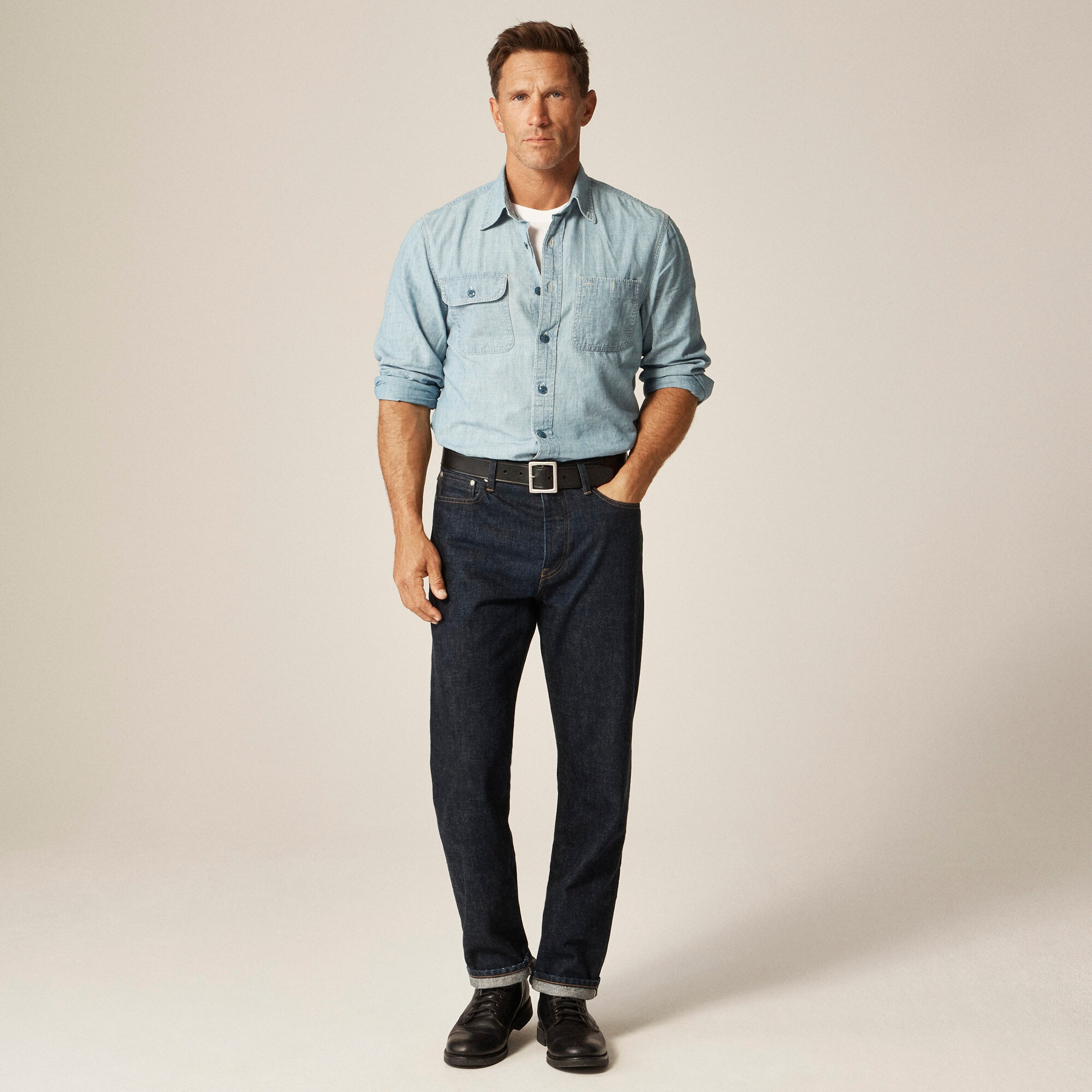 Wallace & Barnes  Japanese chambray workshirt