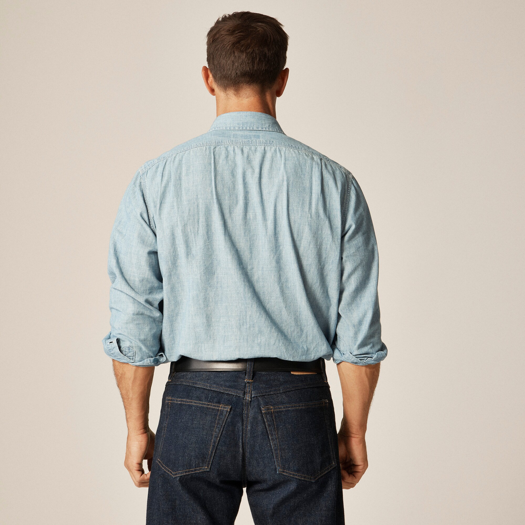 Wallace & Barnes Japanese selvedge chambray workshirt