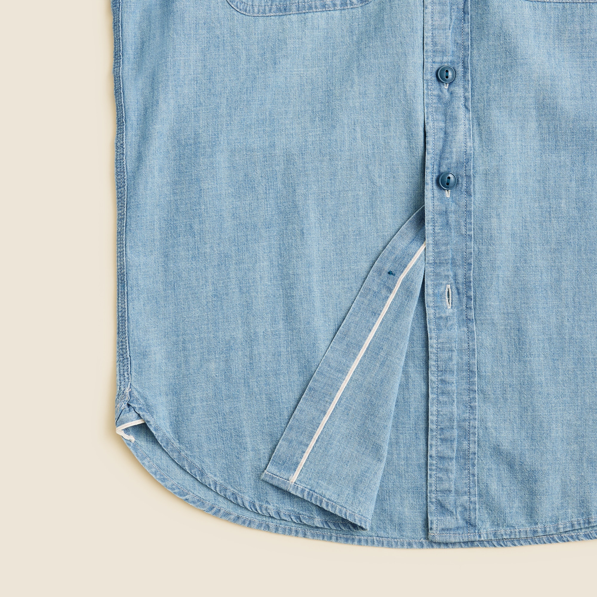 Wallace & Barnes Japanese selvedge chambray workshirt
