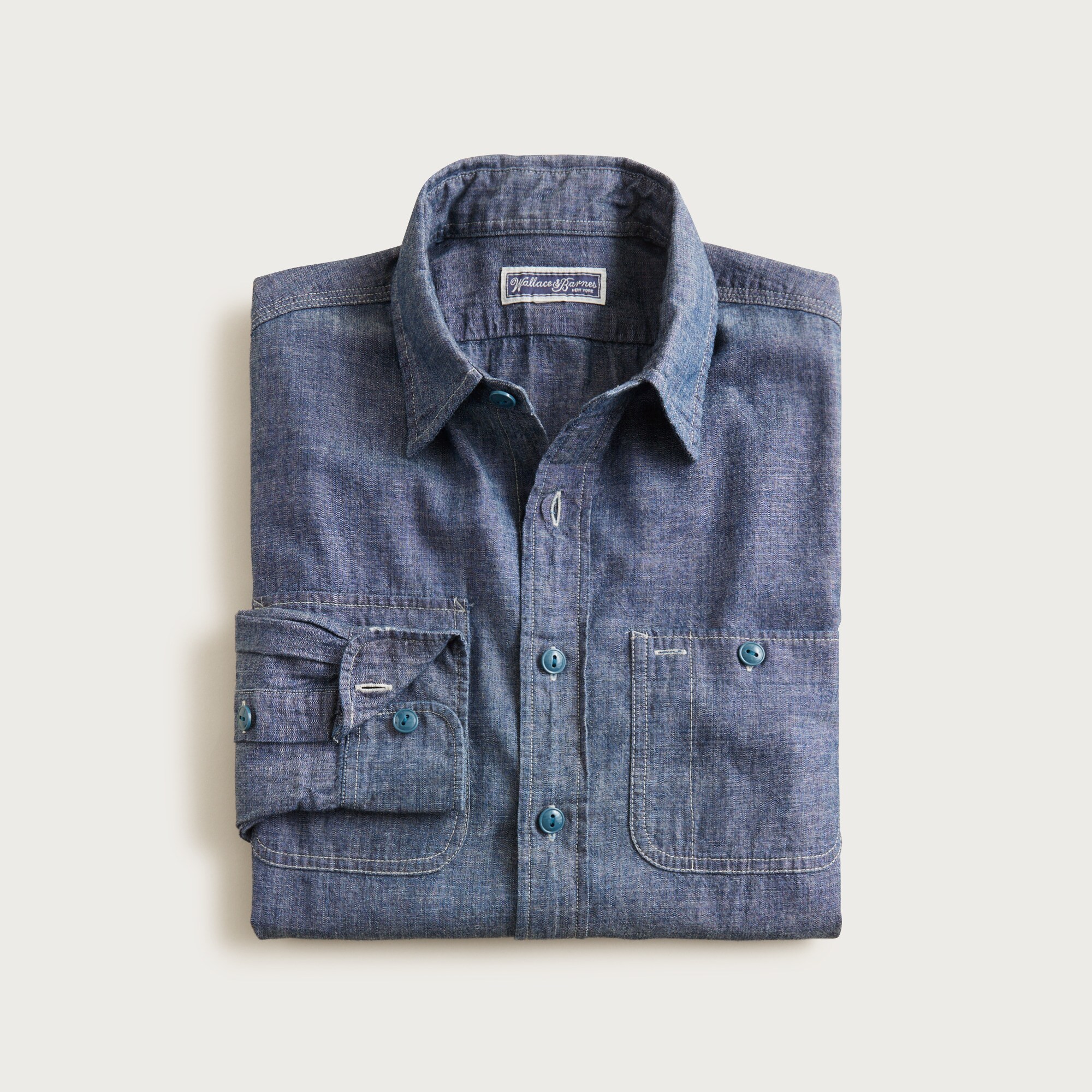 セオリー　CHAMBRAY VOILE CLASSIC SHIRT シアーシャツ Classic chambray shirt– Róhe